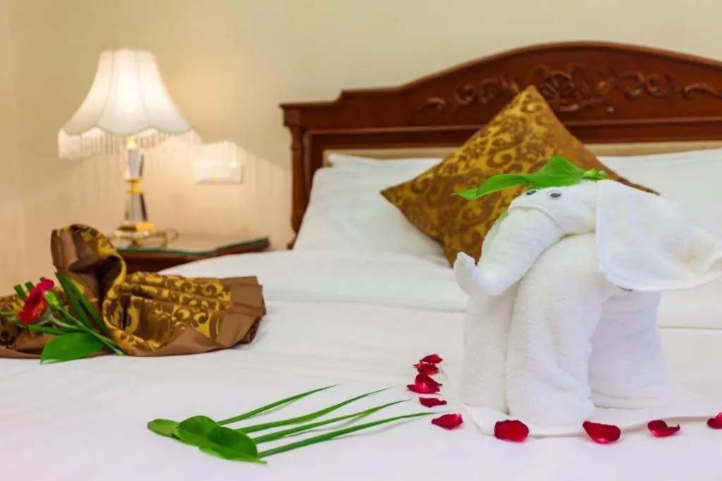 Bed in Quanzhou Hotel