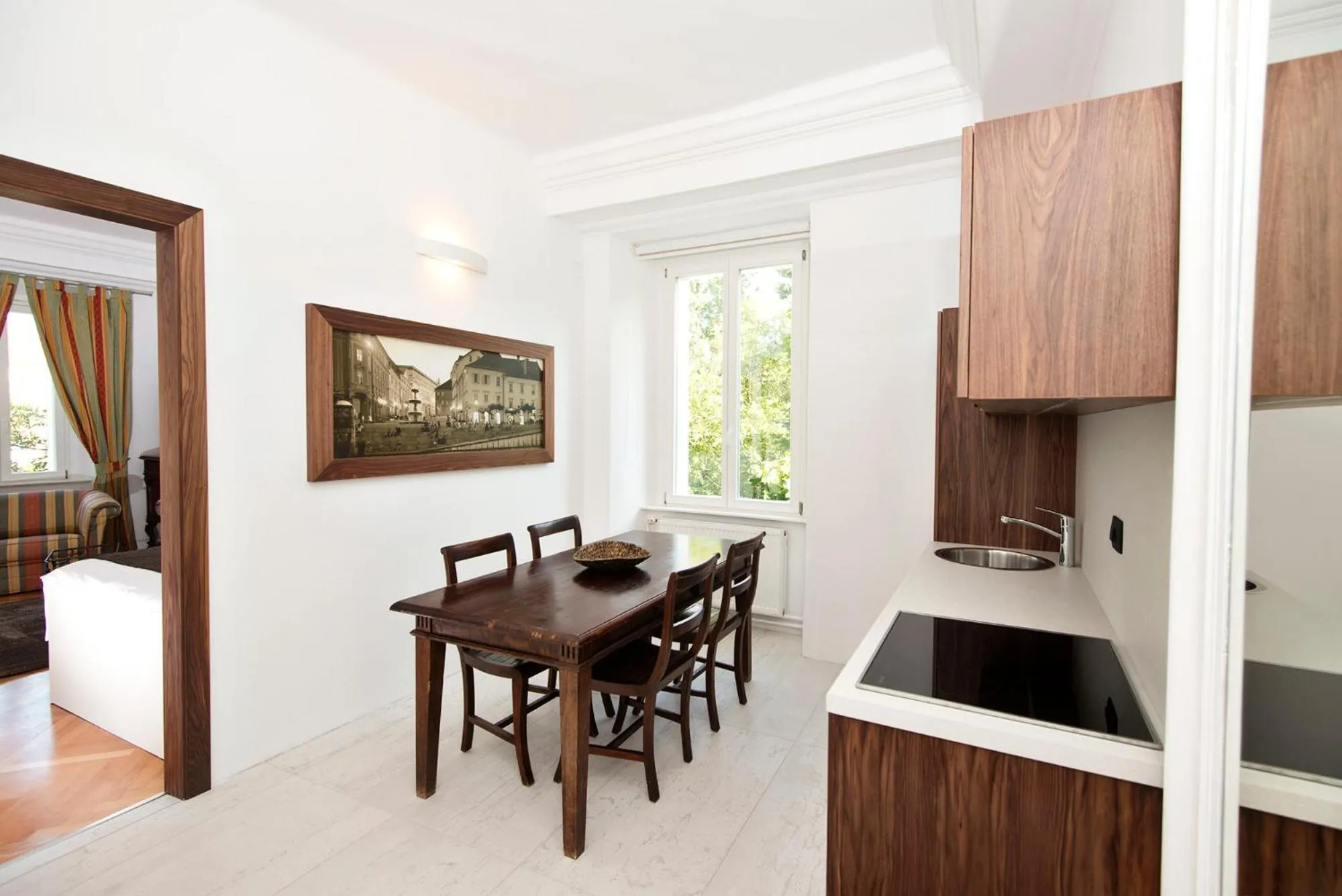 Kitchen or kitchenette in Zois Apartments