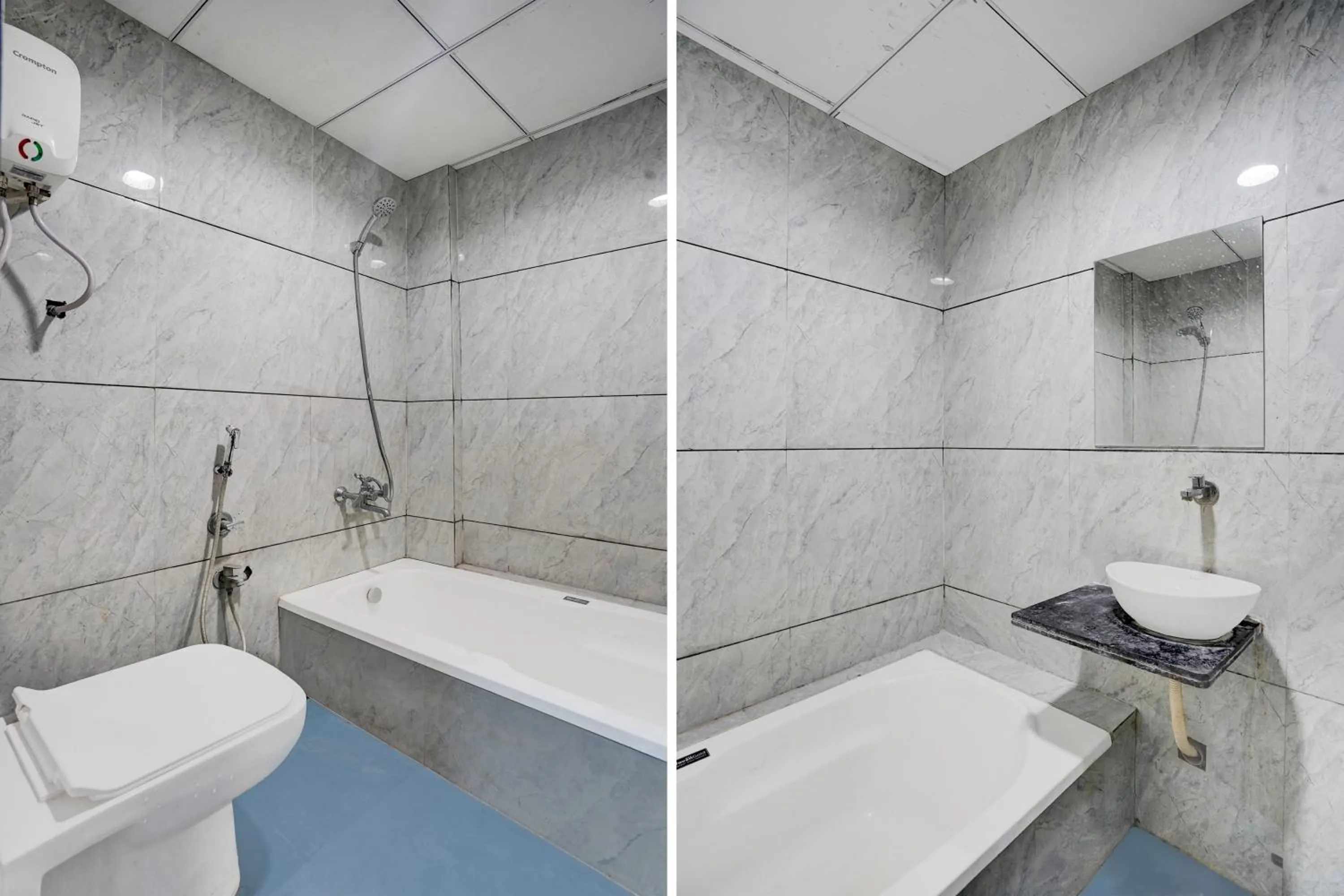 Bathroom in Collection O Kosad Railway Station Formerly Hotel Royal Orbits