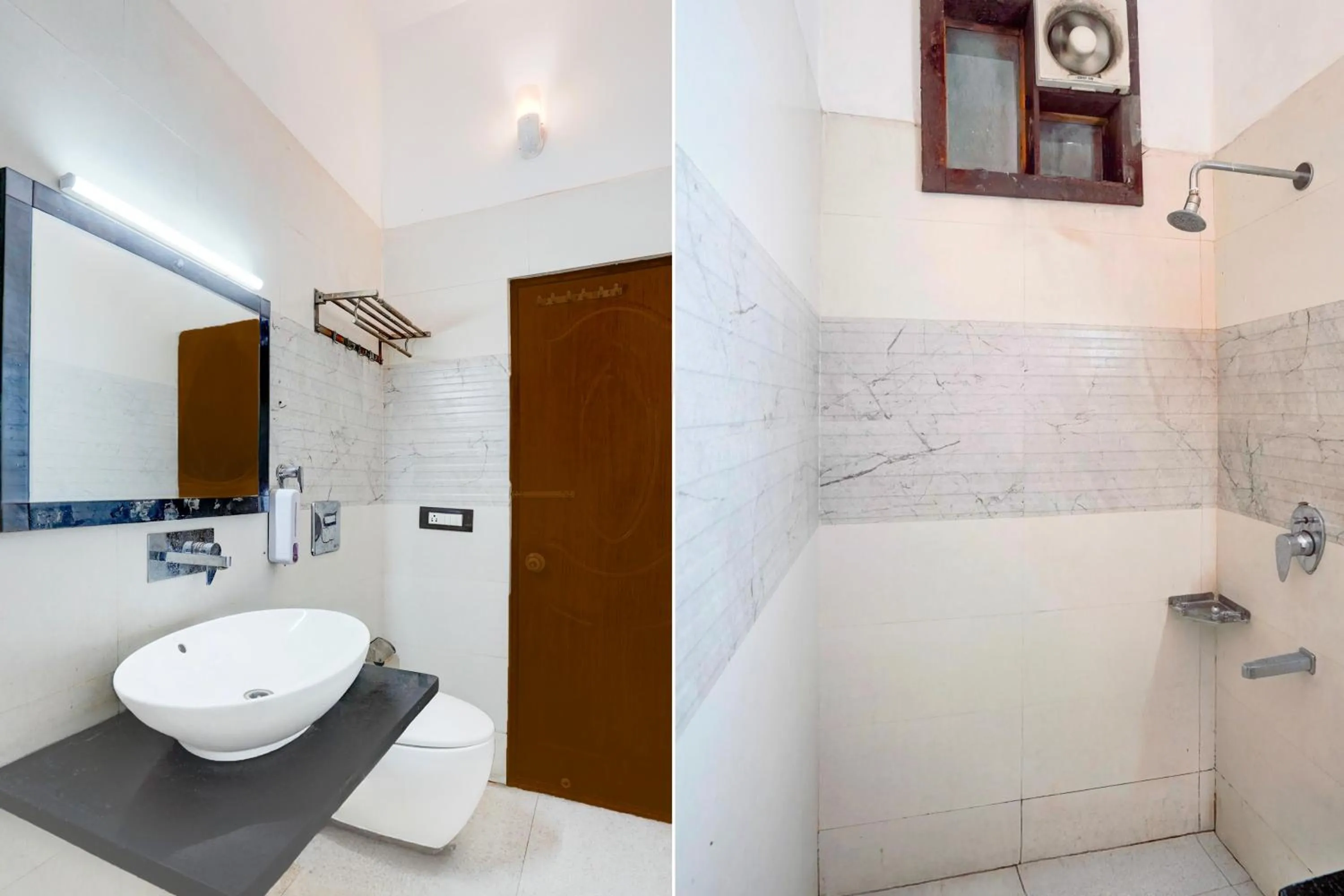 Bathroom in Super Collection O Railway Station Dehradun Formerly Hotel Narula