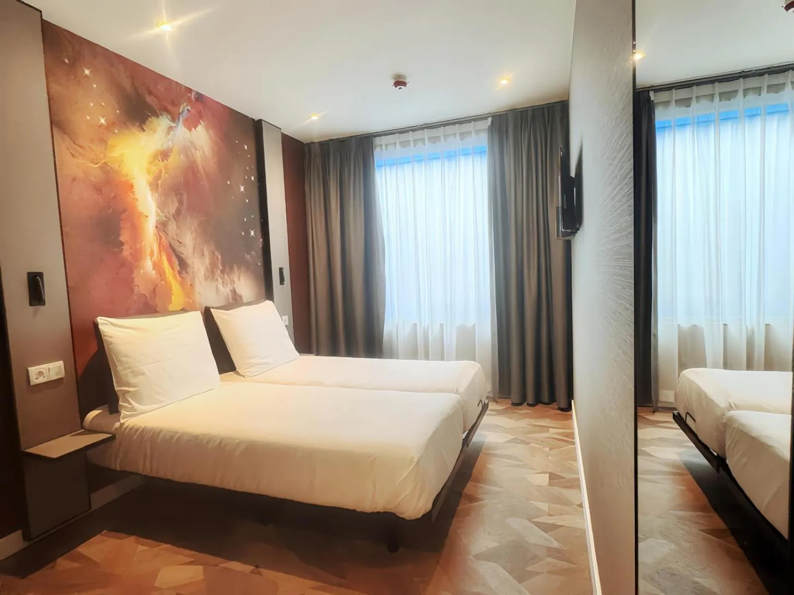 Bedroom, Bed in Nebula Hotel by Ine's