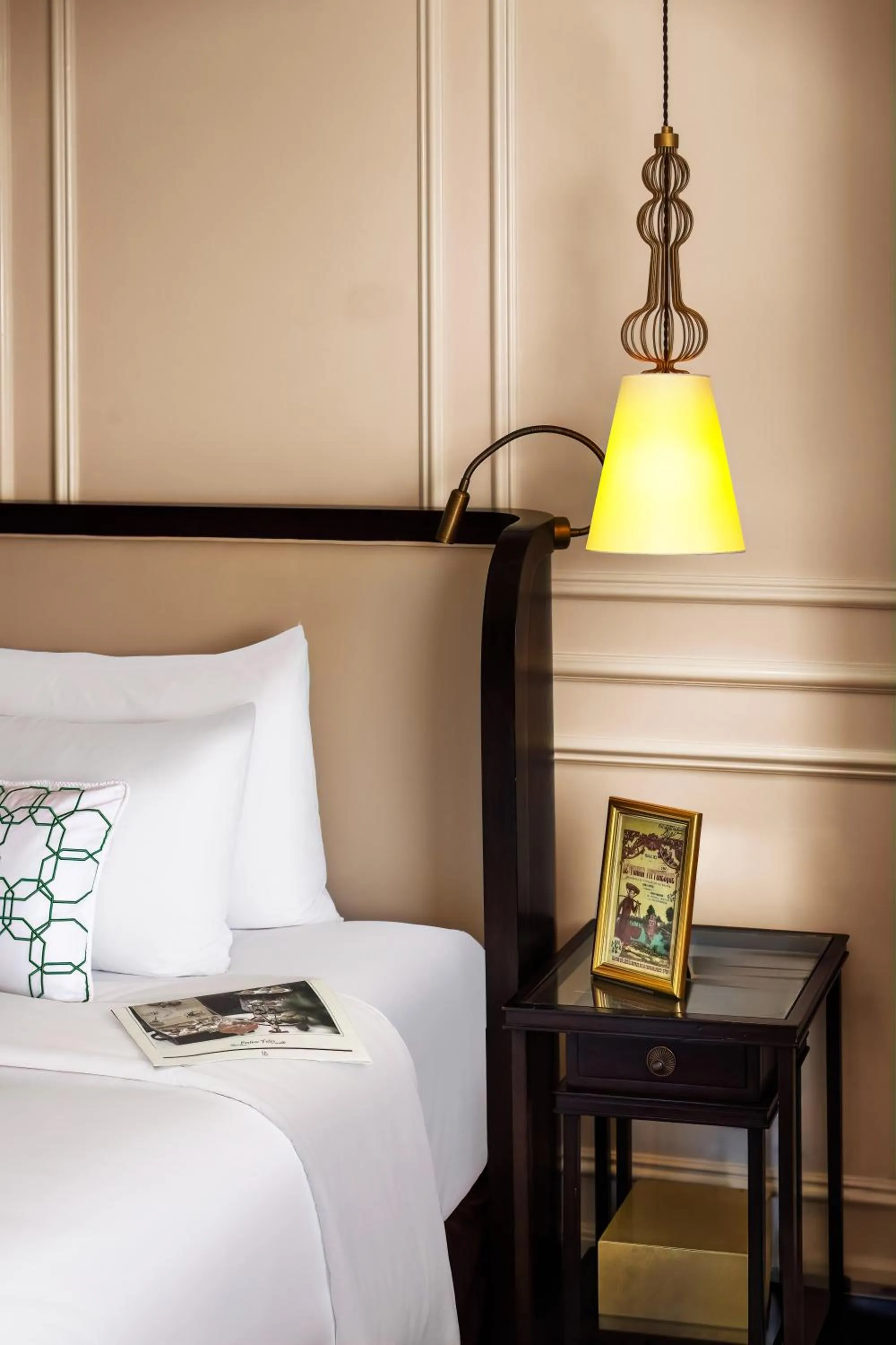 Bed in Hotel Des Arts Saigon Mgallery Collection