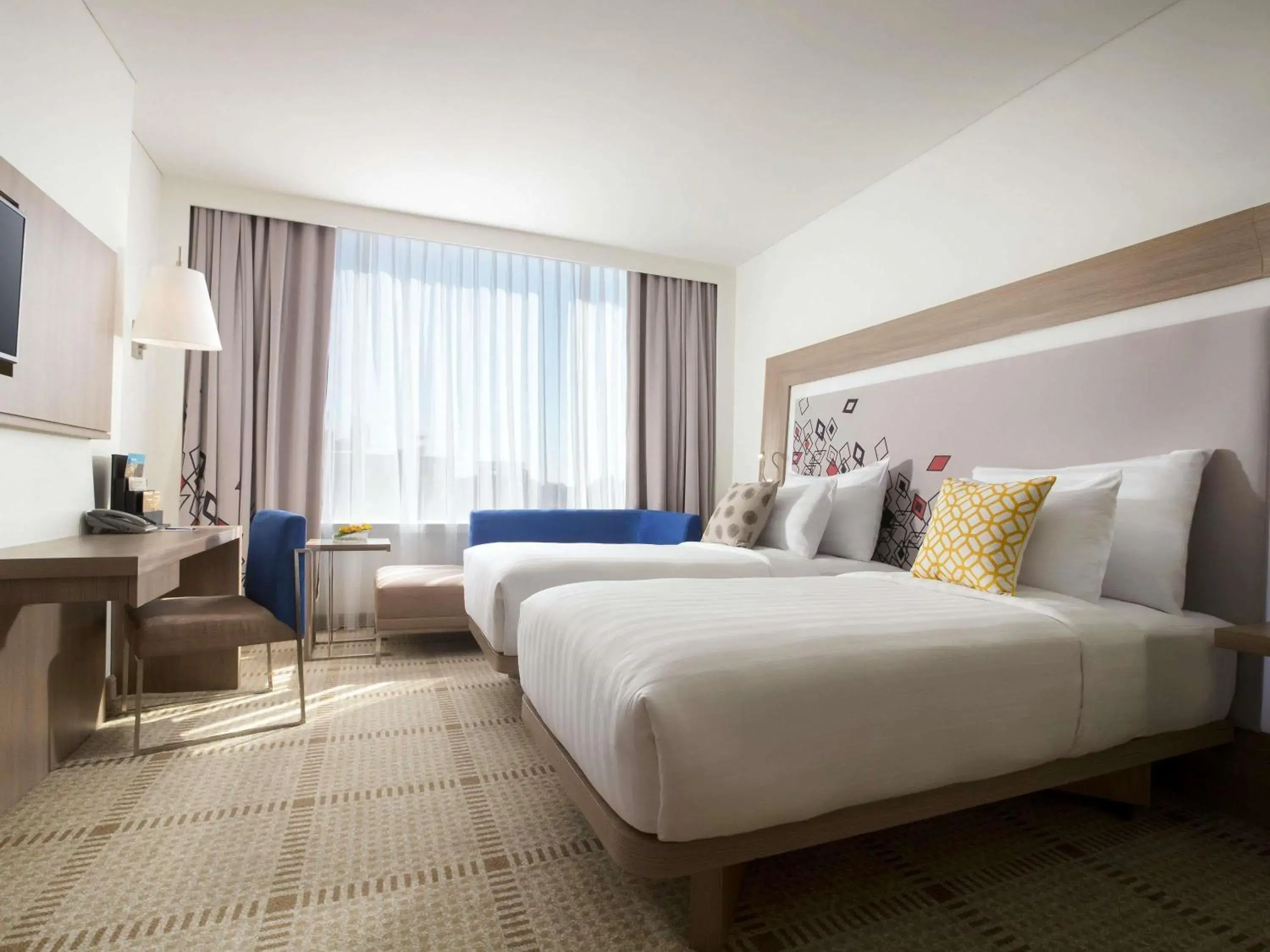 Premiere Twin Room in Novotel Makassar Grand Shayla Premiere Twin Room in Novotel Makassar Grand Shayla