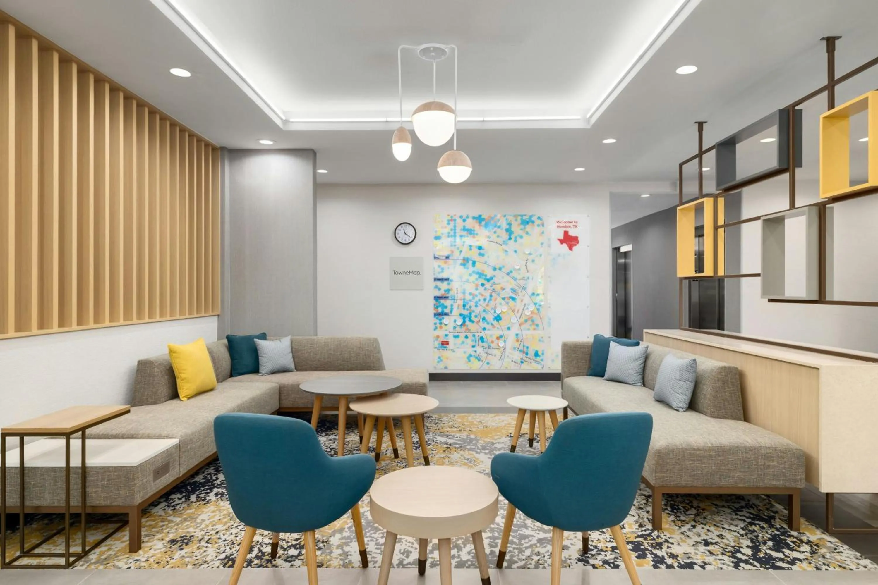 Lobby or reception in TownePlace Suites by Marriott Humble Intercontinental Airport