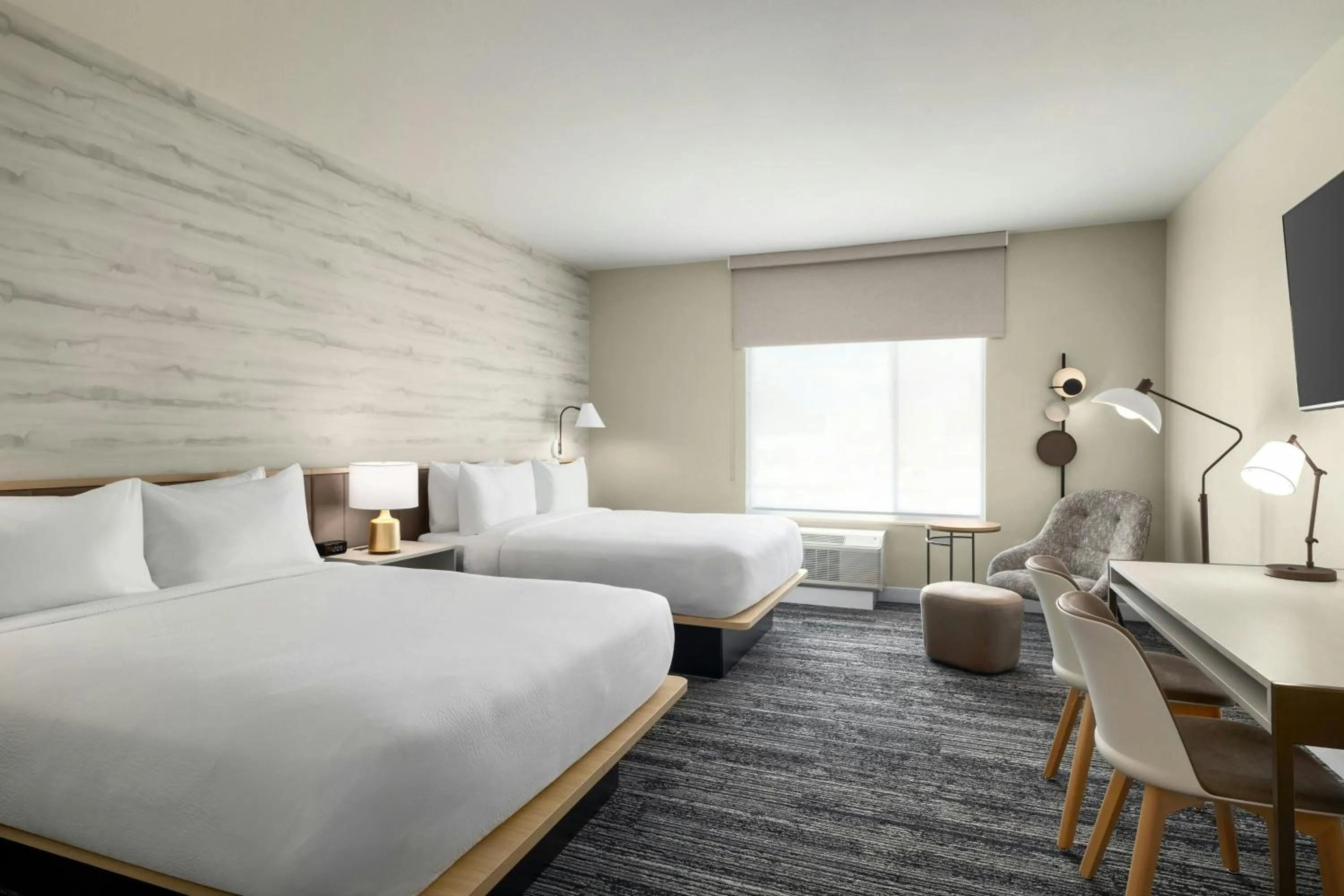 Bedroom, Bed in TownePlace Suites by Marriott Humble Intercontinental Airport