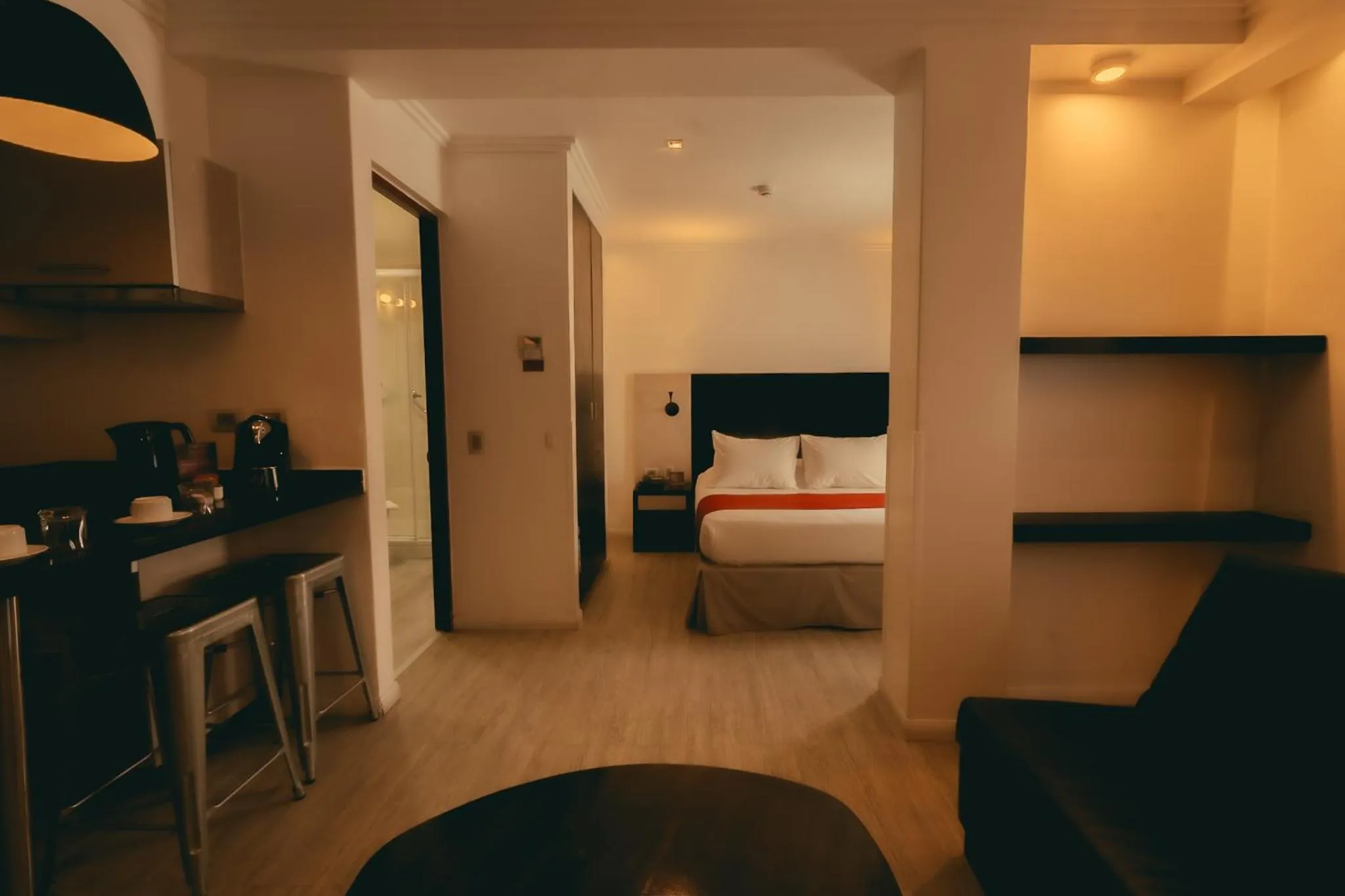 Bed in Hotel Sommelier Agustinas