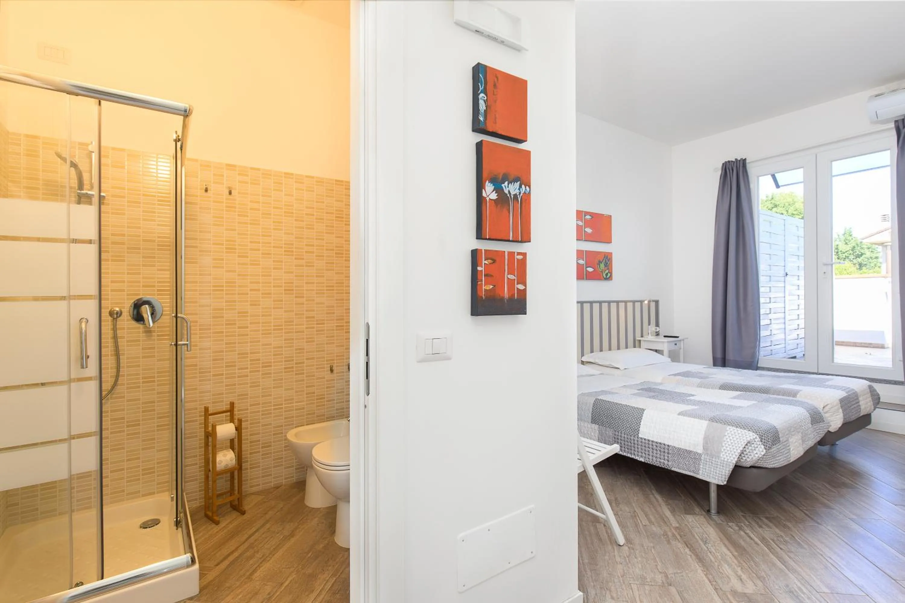 Bedroom, Bed in La Terrazza