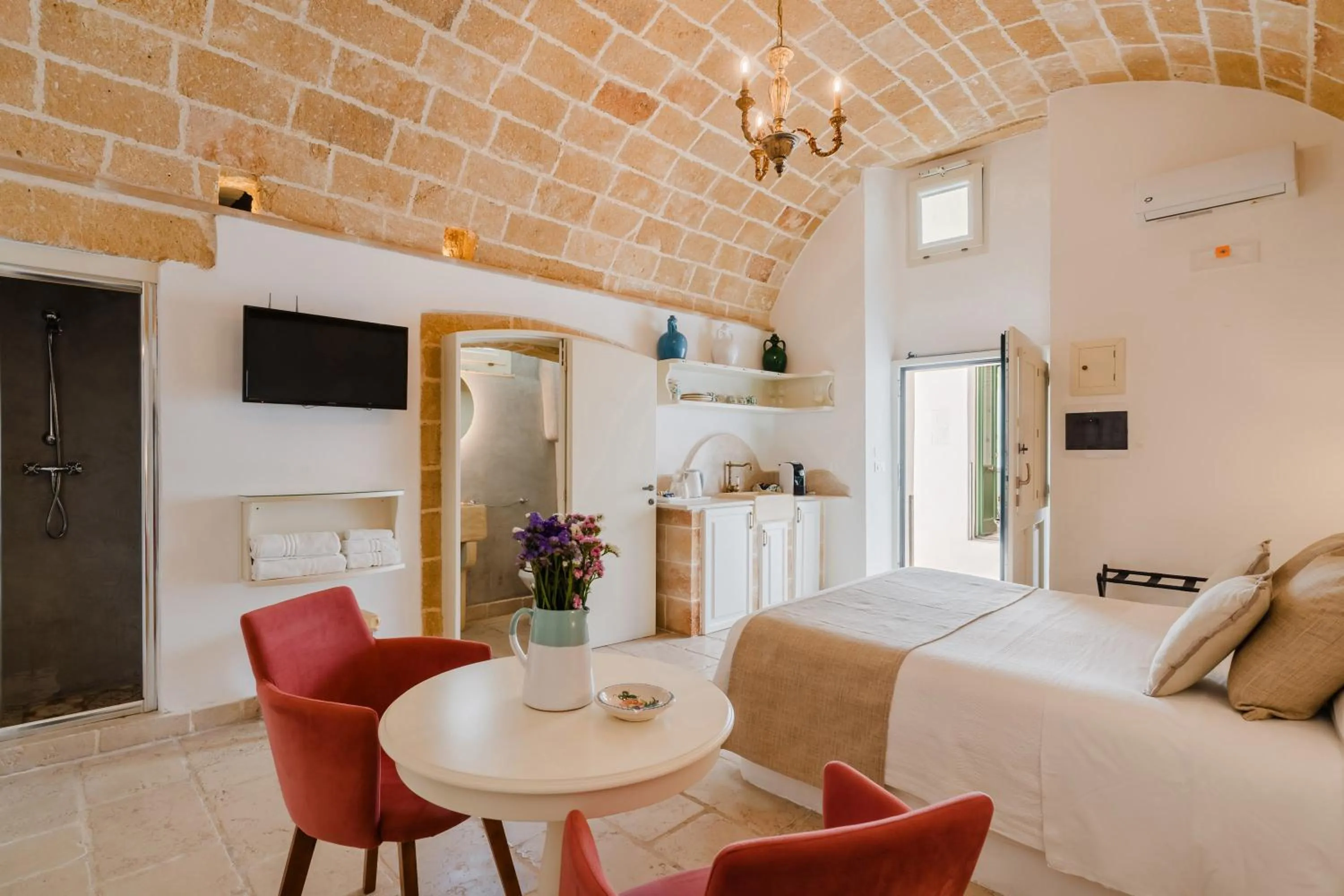 Bed in Relais La Casa del Poeta