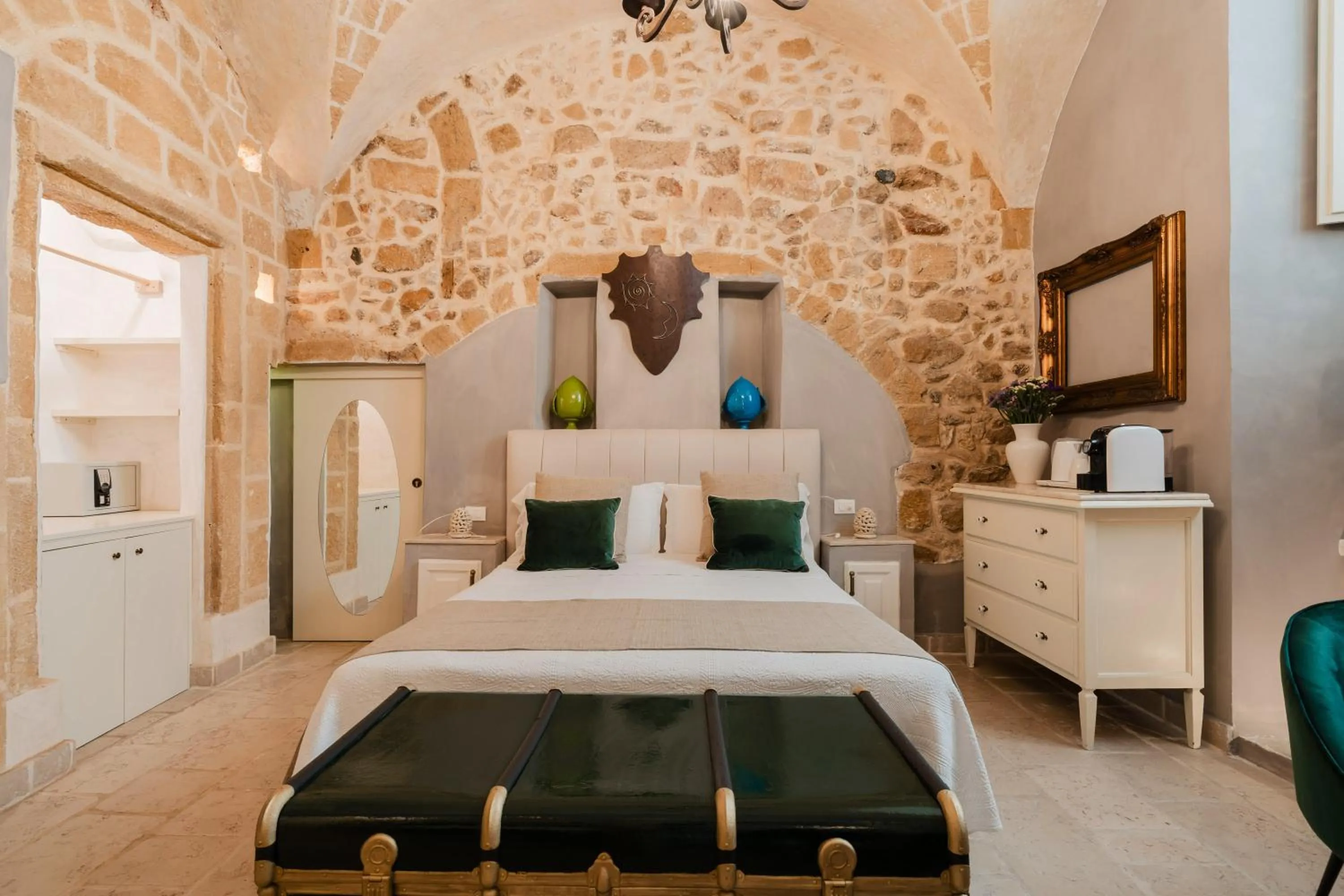 Bed in Relais La Casa del Poeta