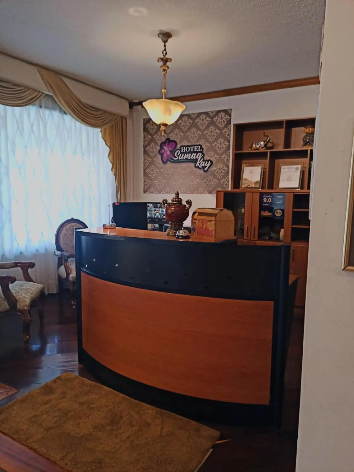 Lobby or reception in Casa Hidalgo Ecuador