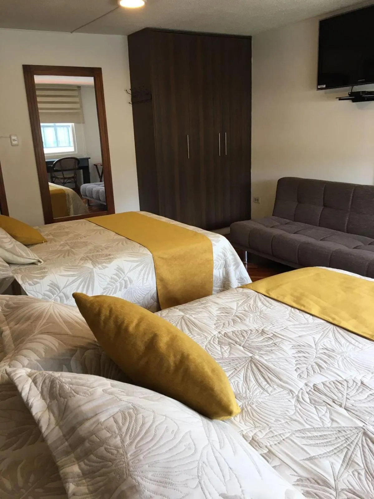 Bed in Casa Hidalgo Ecuador