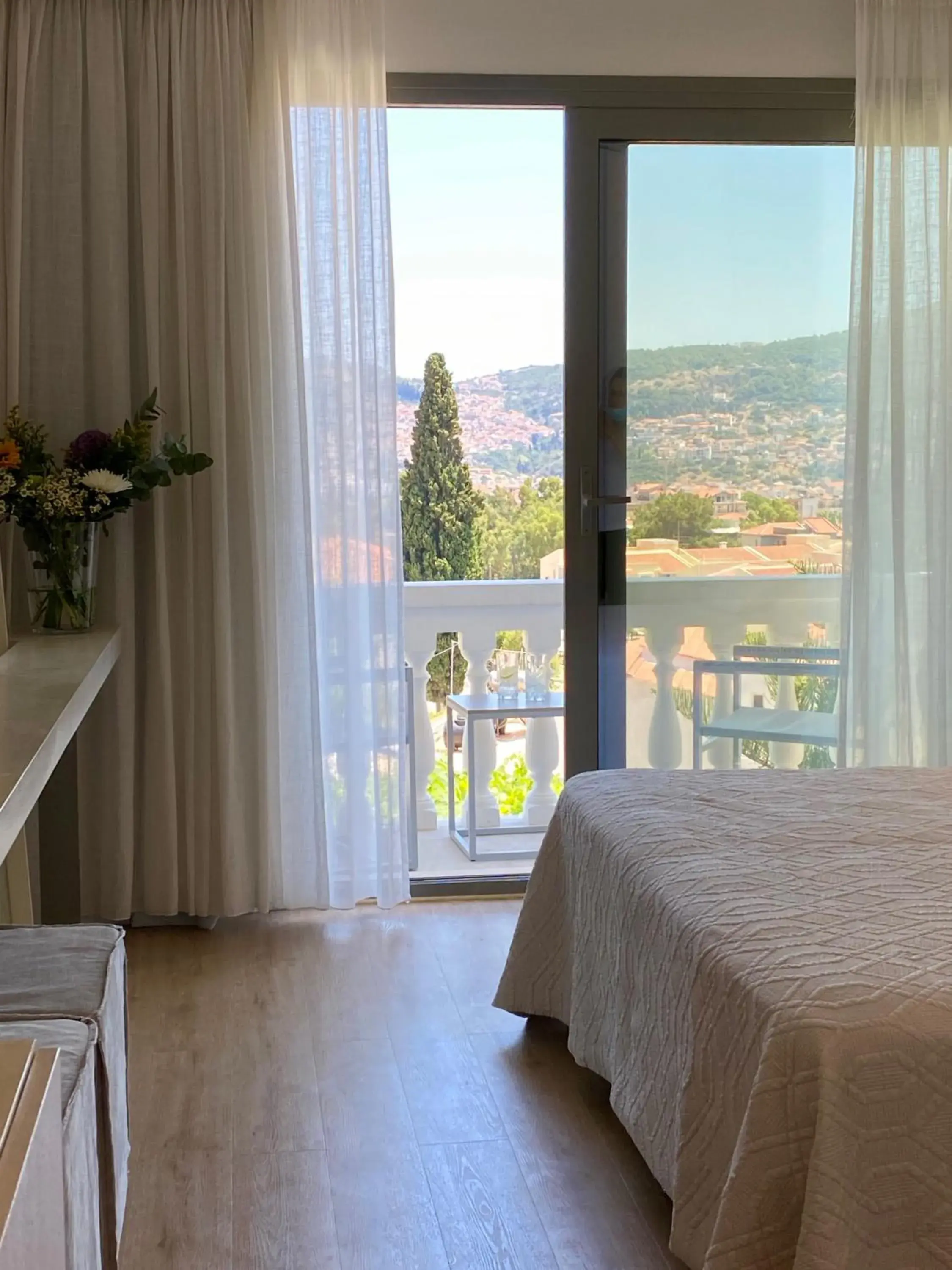 Deluxe Double Room with Pool View in Ino Hotel & Suites Deluxe Double Room with Pool View in Ino Hotel & Suites