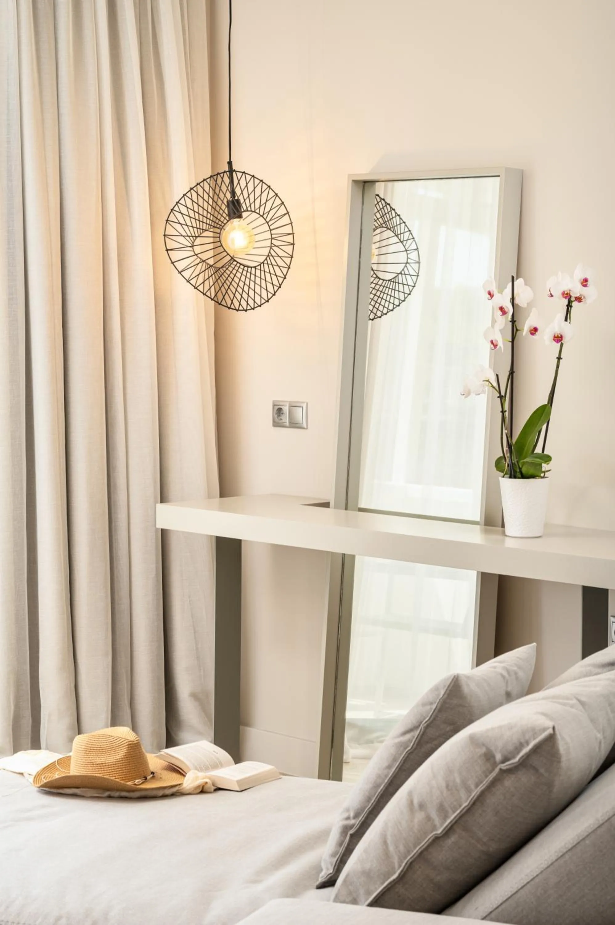 Bed in Ino Hotel & Suites