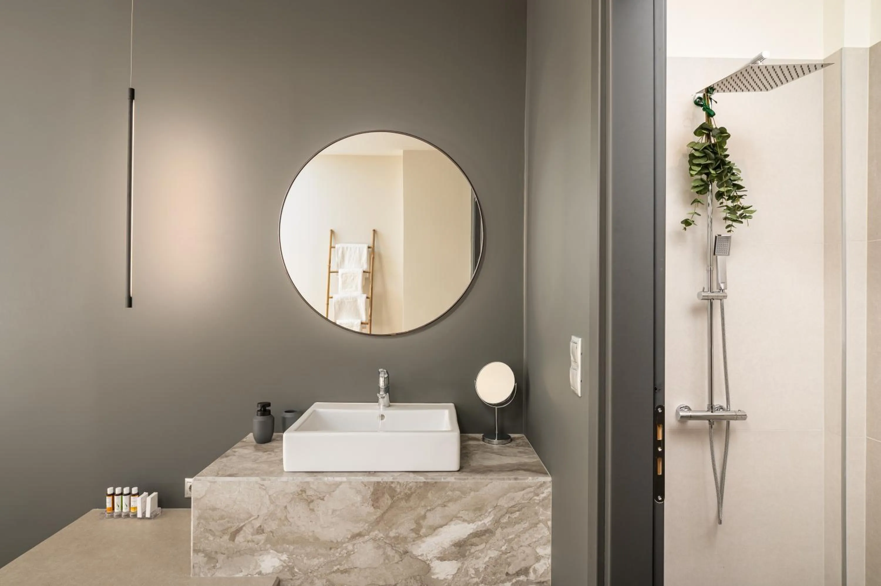 Shower in Ino Hotel & Suites