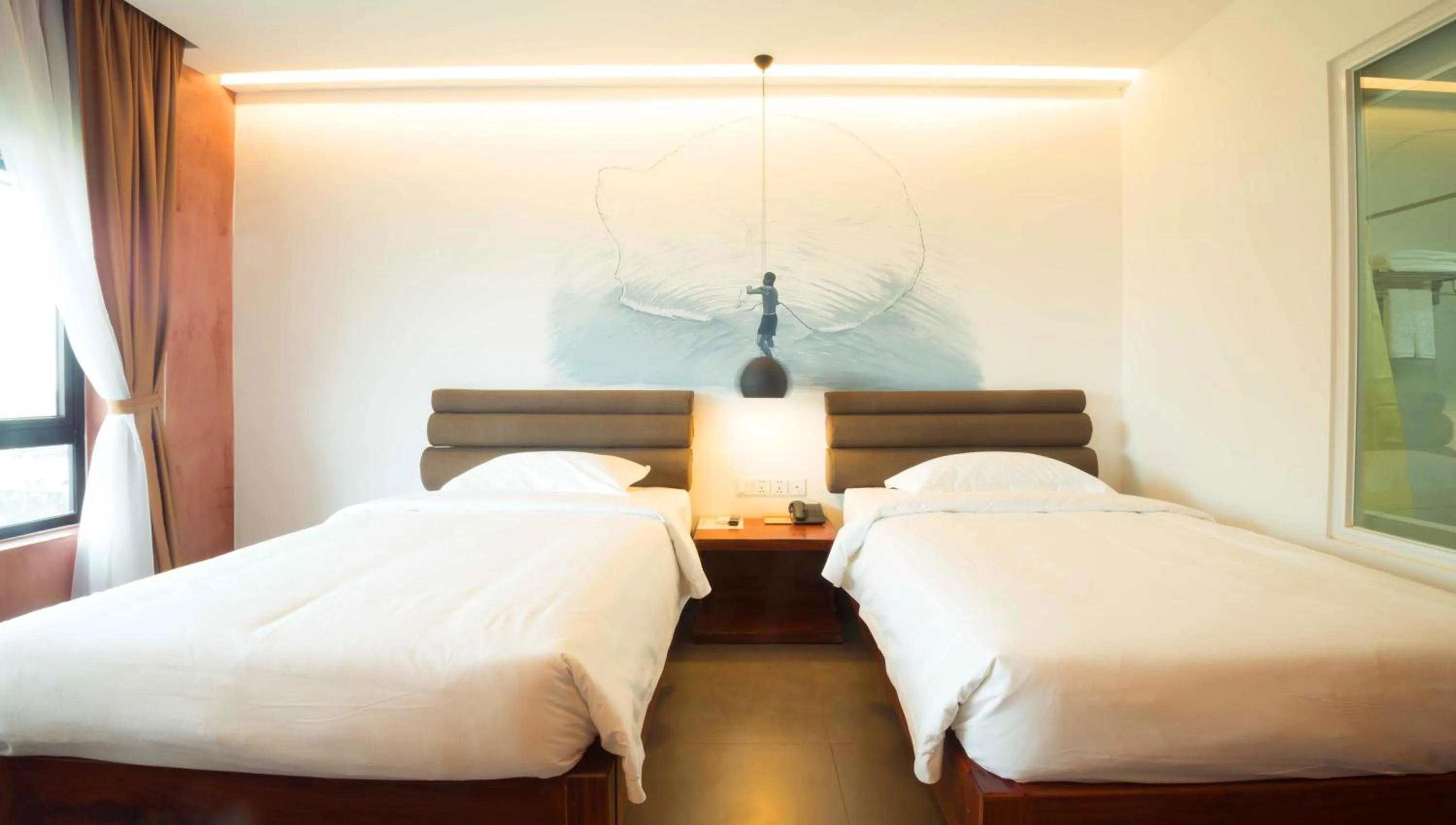 Bed in Almond Hotel Bassac River