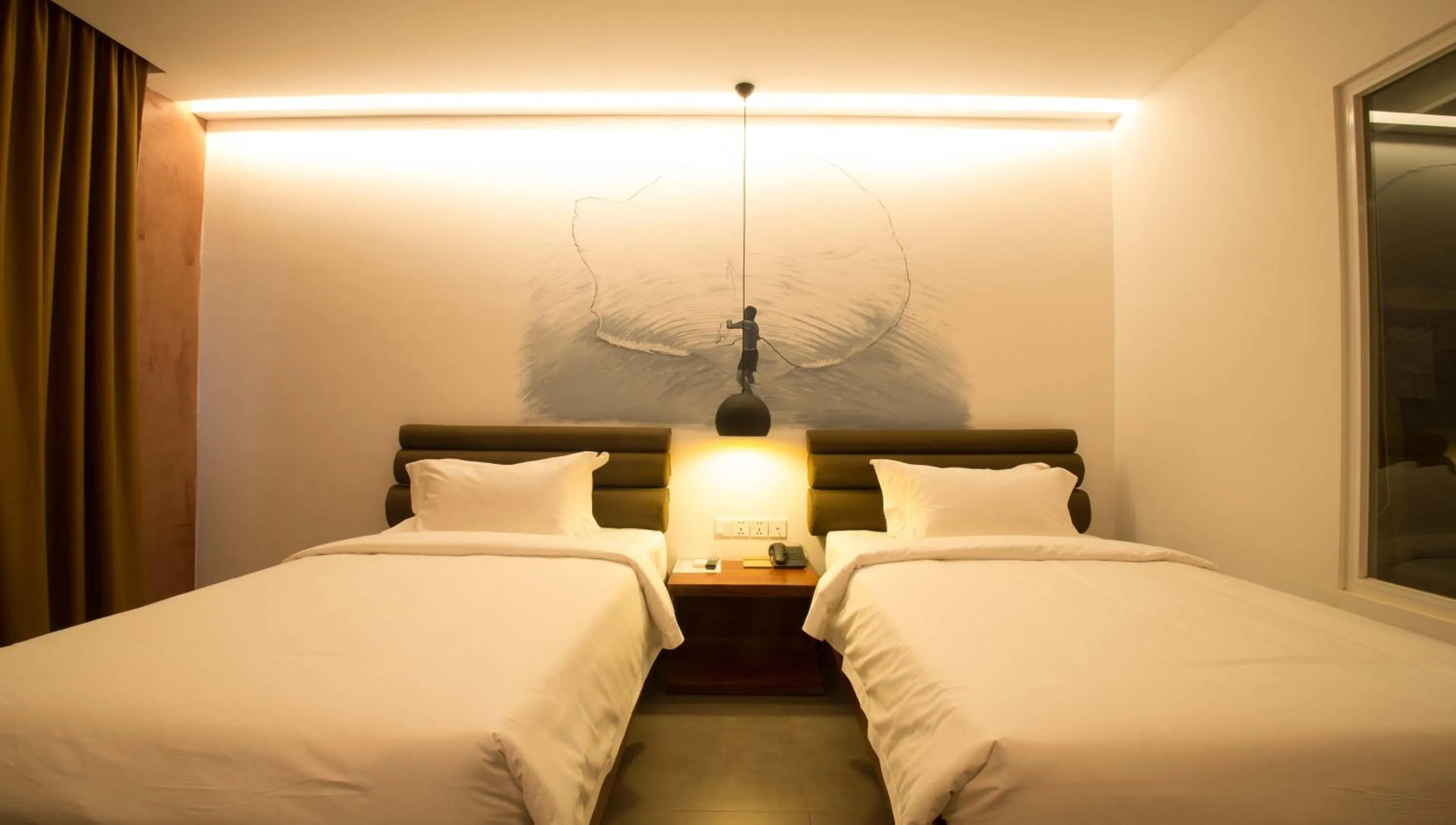 Bed in Almond Hotel Bassac River