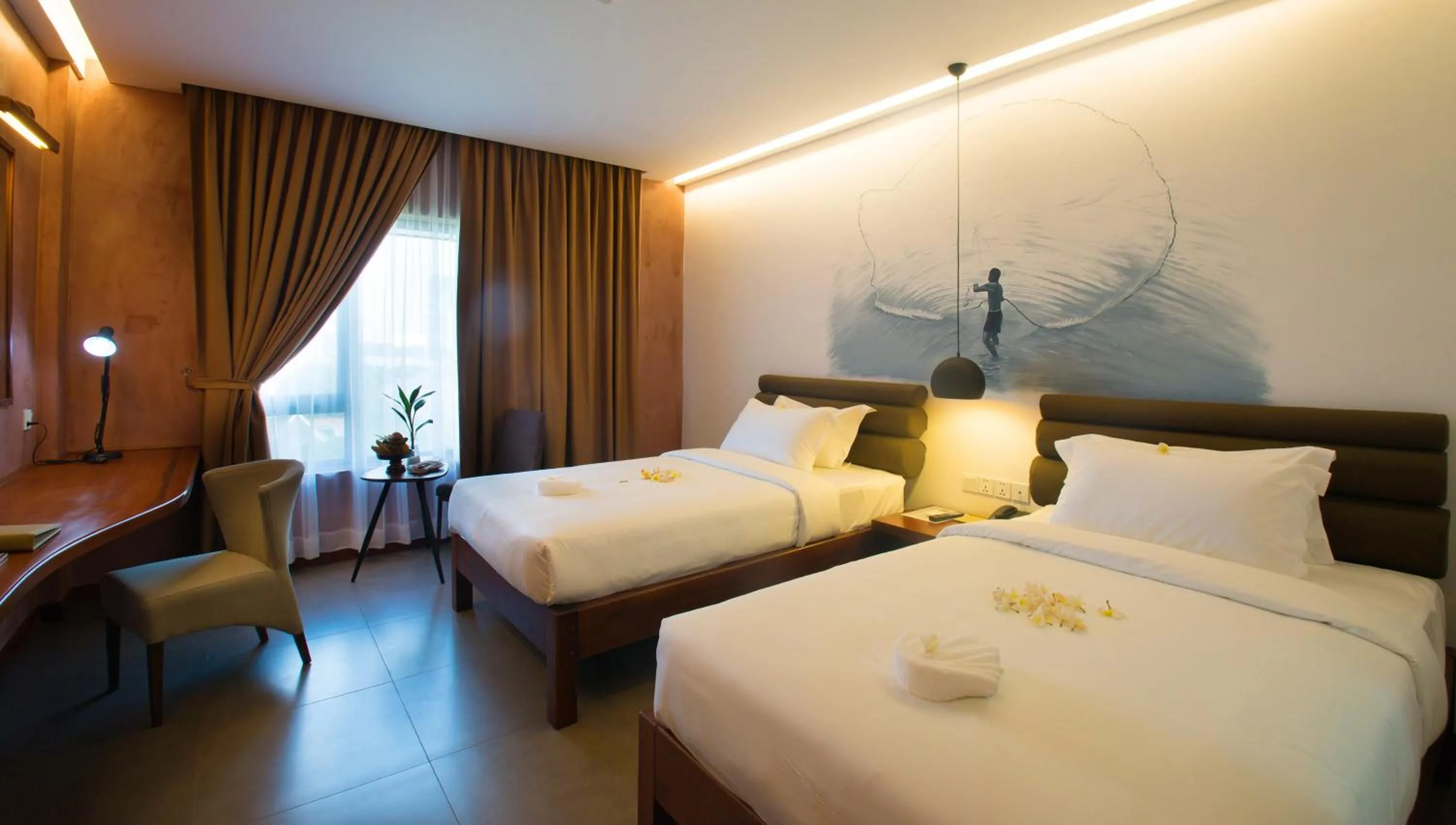 Garden, Bed in Almond Hotel Bassac River