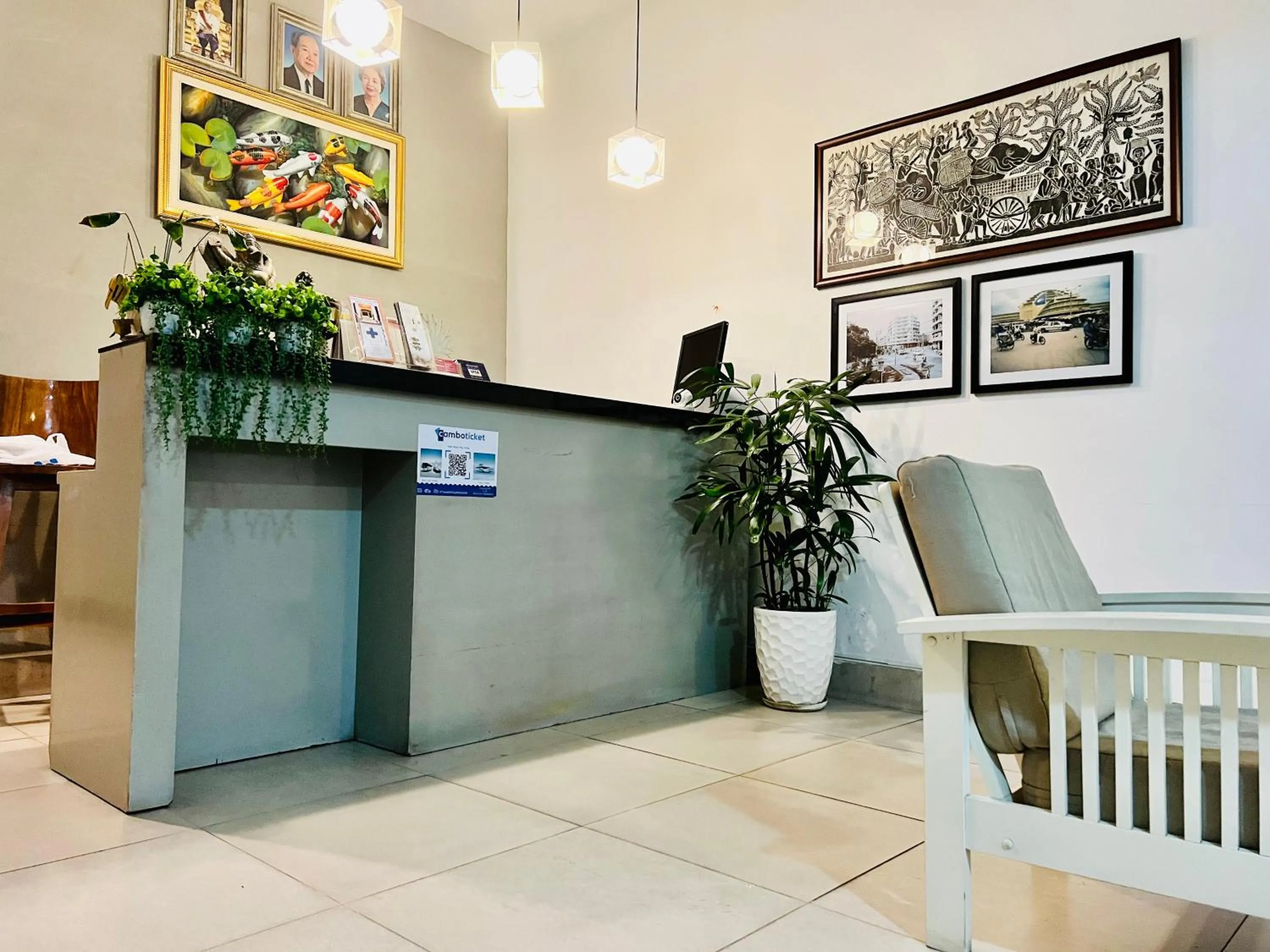 Lobby or reception in Asiban Quay Boutique Hotel