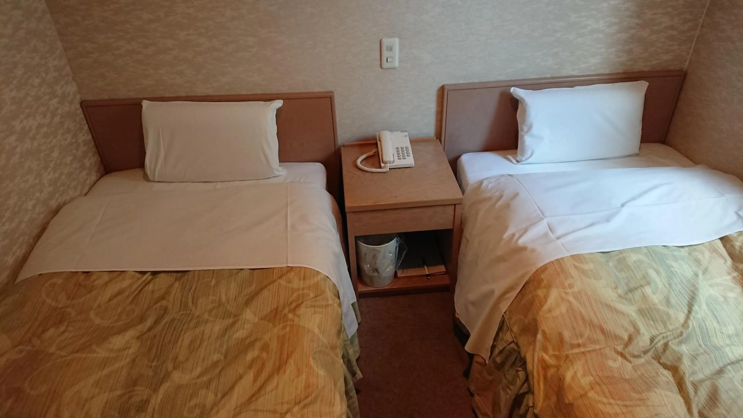 Bed in Hotel Muroran Hills