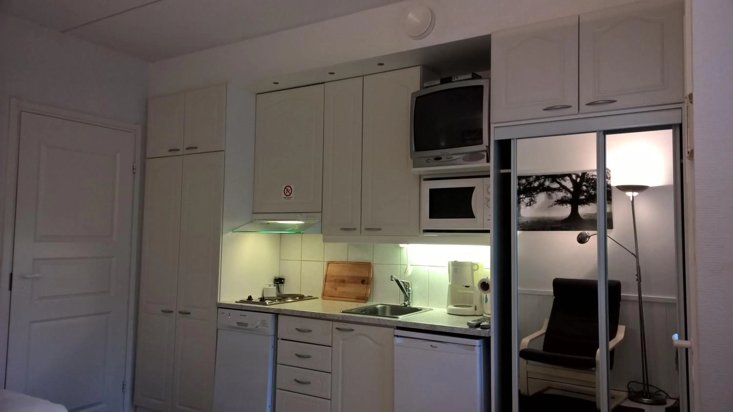 Kitchen or kitchenette in Aparthotel LeviStar