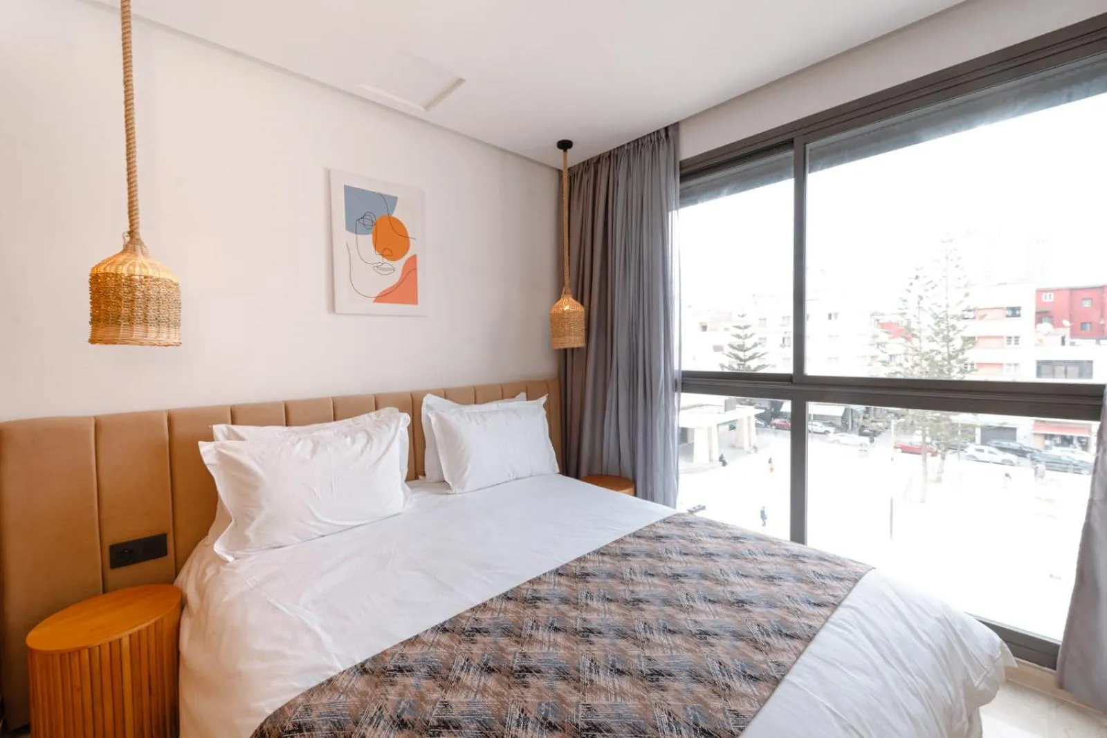 Bed in Spinoza House Appart Hôtel