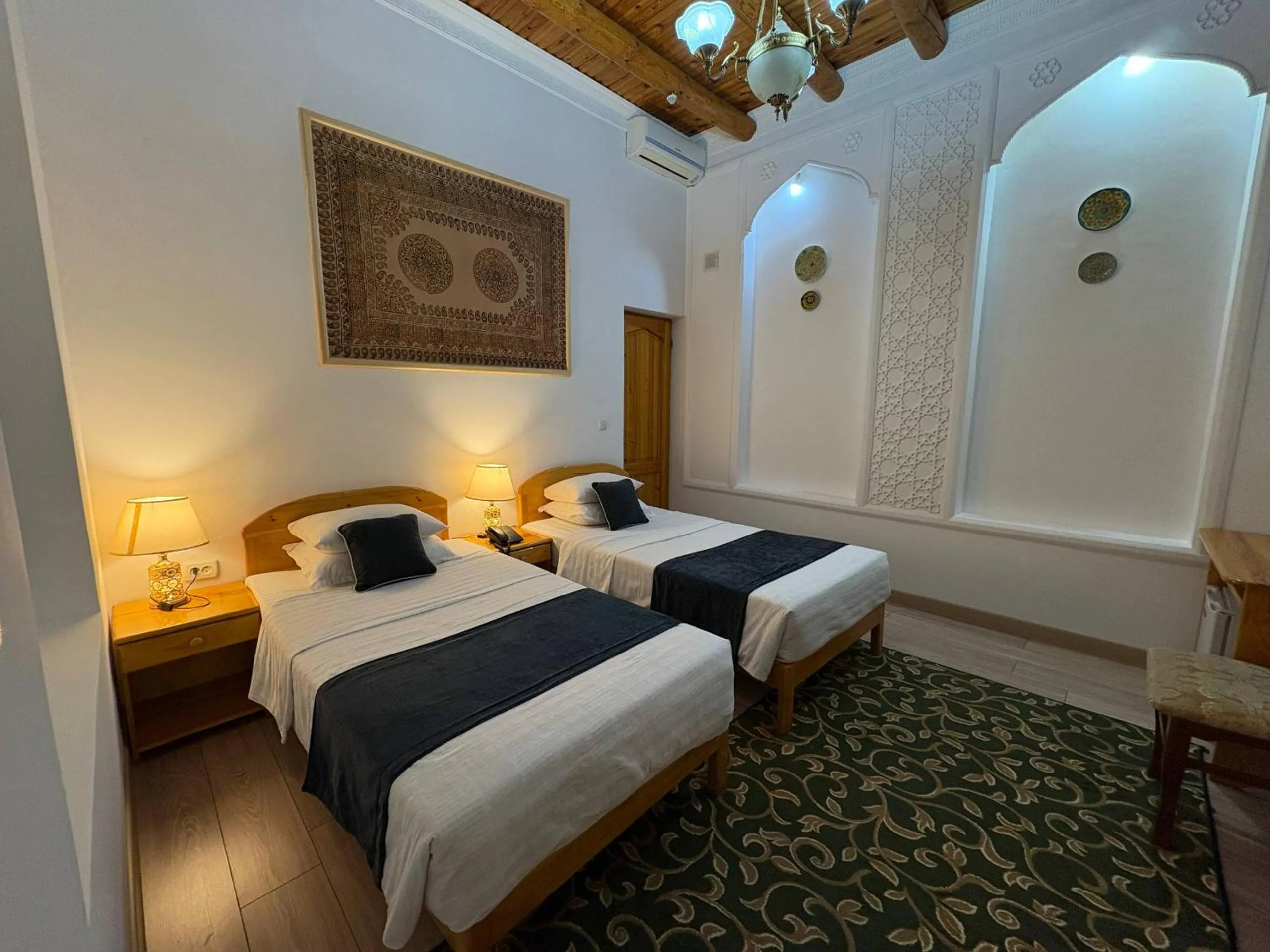 Bed in Porso Boutique Hotel