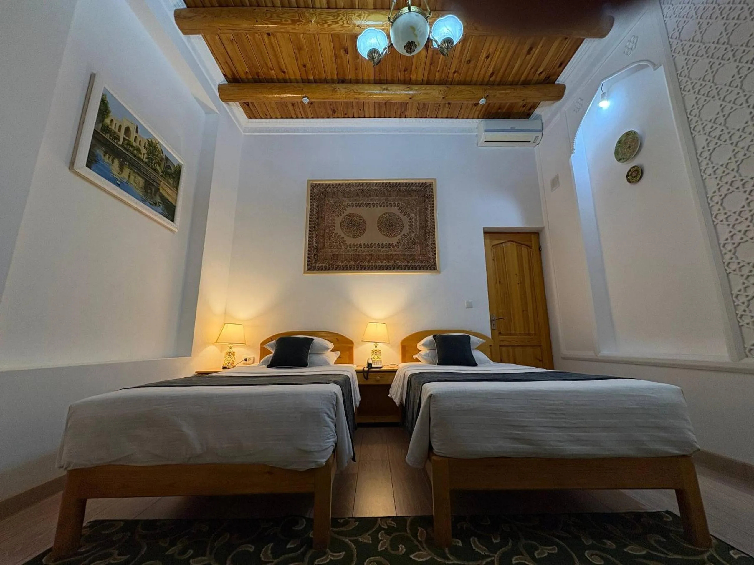 Bed in Porso Boutique Hotel