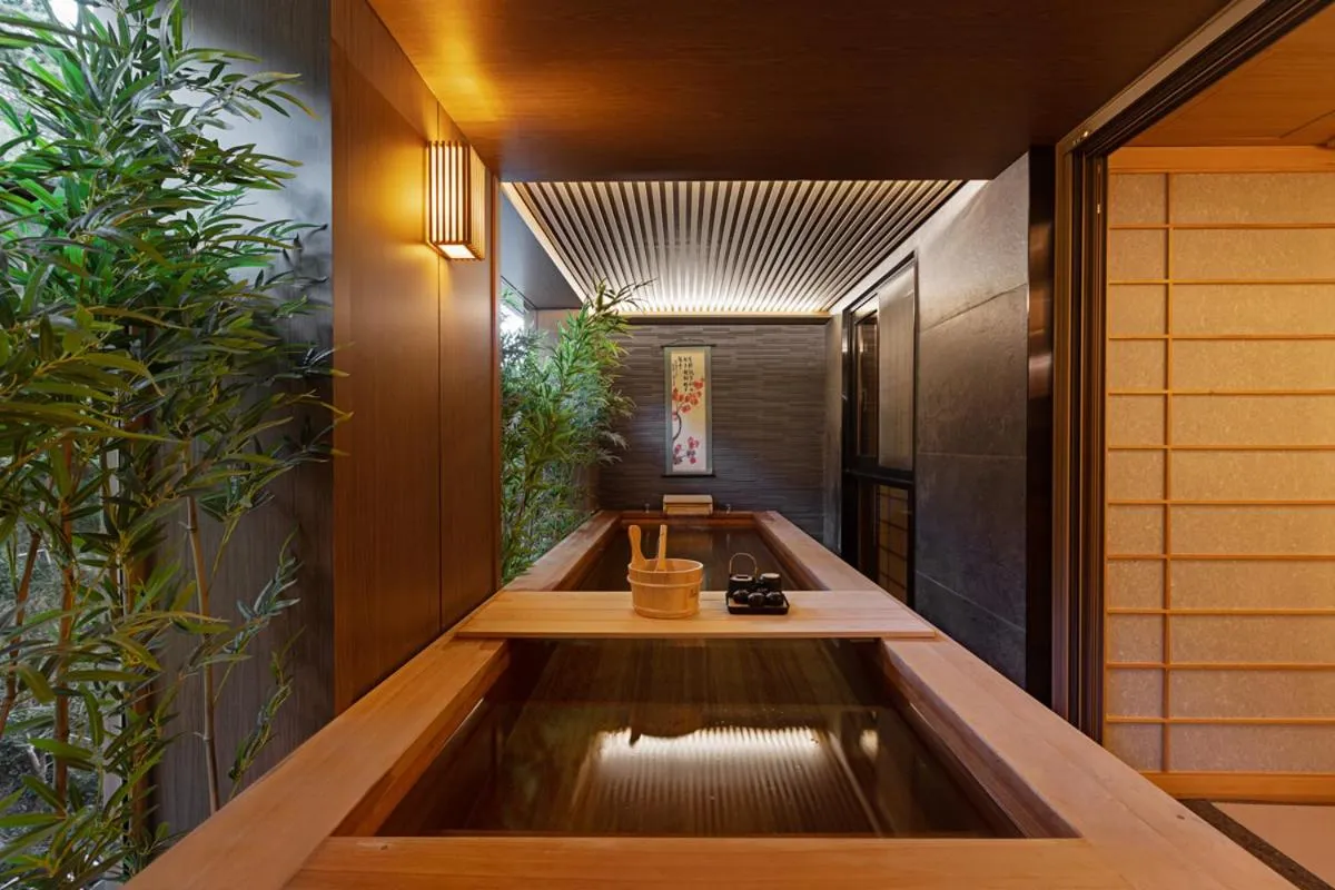 Hot Tub in Hoshikage Ryokan Hotel