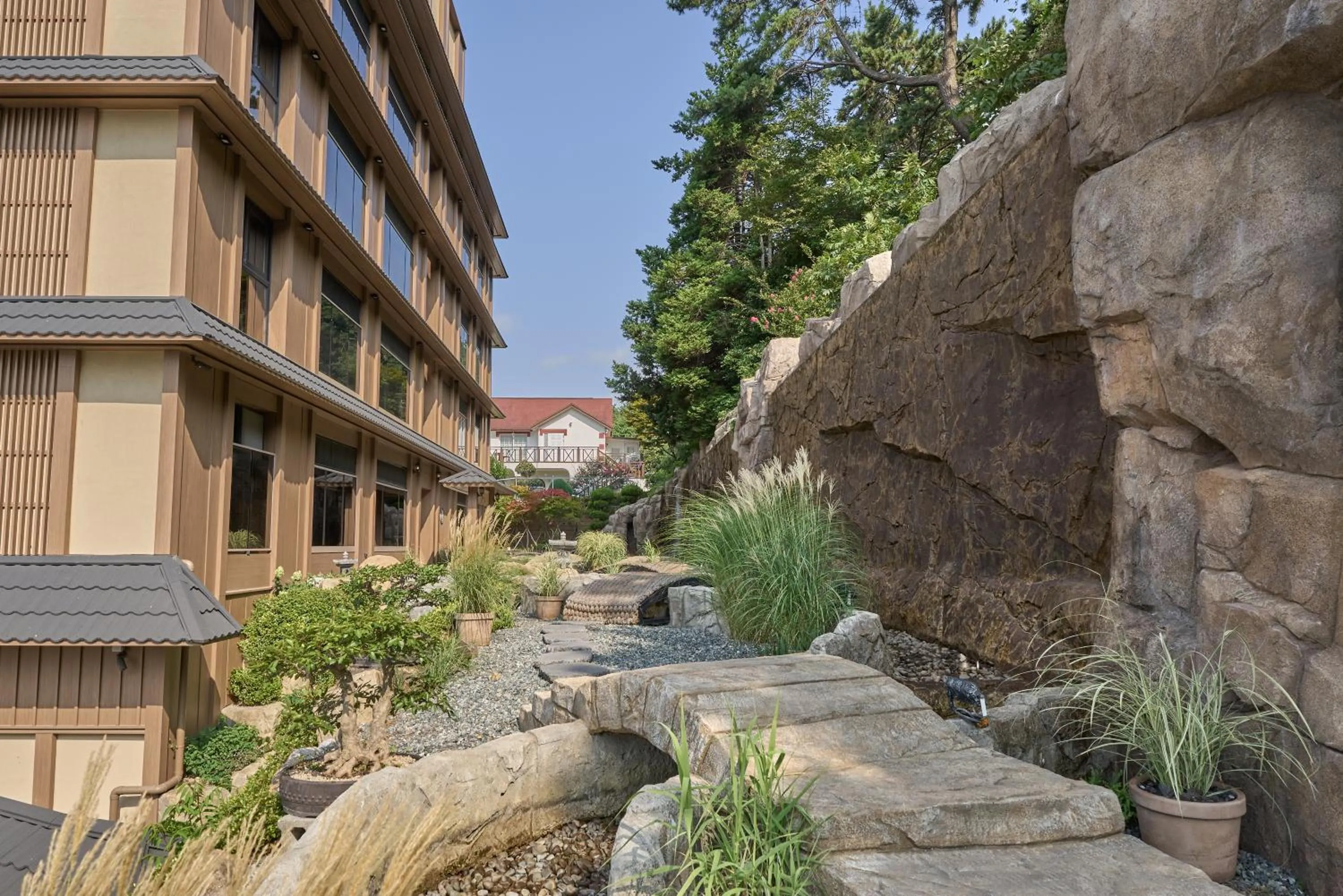 Garden view in Hoshikage Ryokan Hotel
