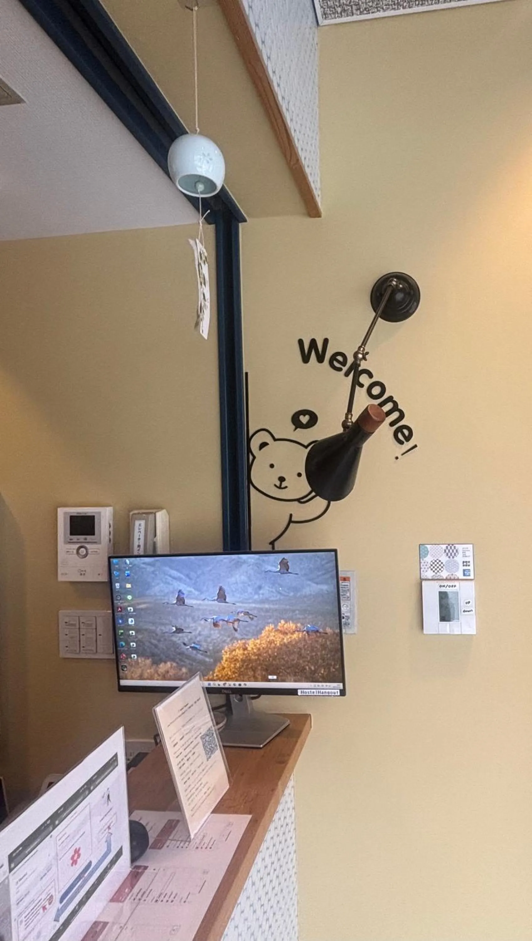 Lobby or reception in Hostel Hangout Best Value Near Kuromon Market & Namba