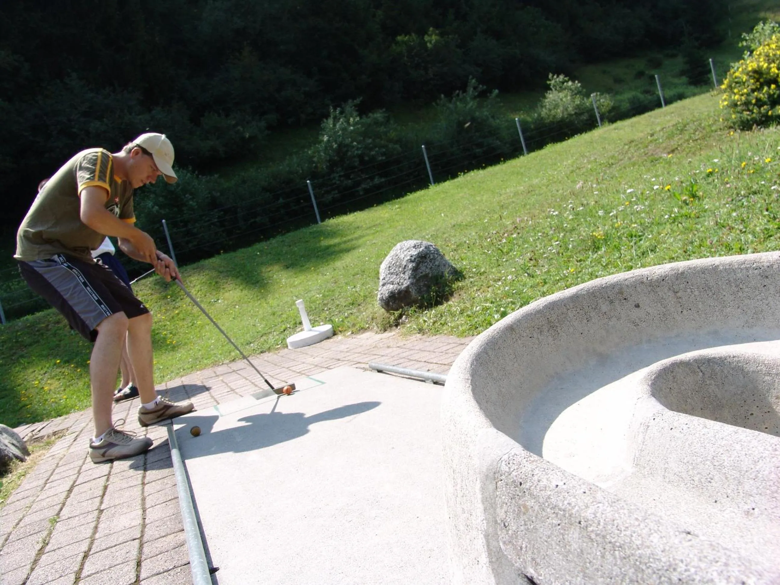 People in Pradas Resort Brigels