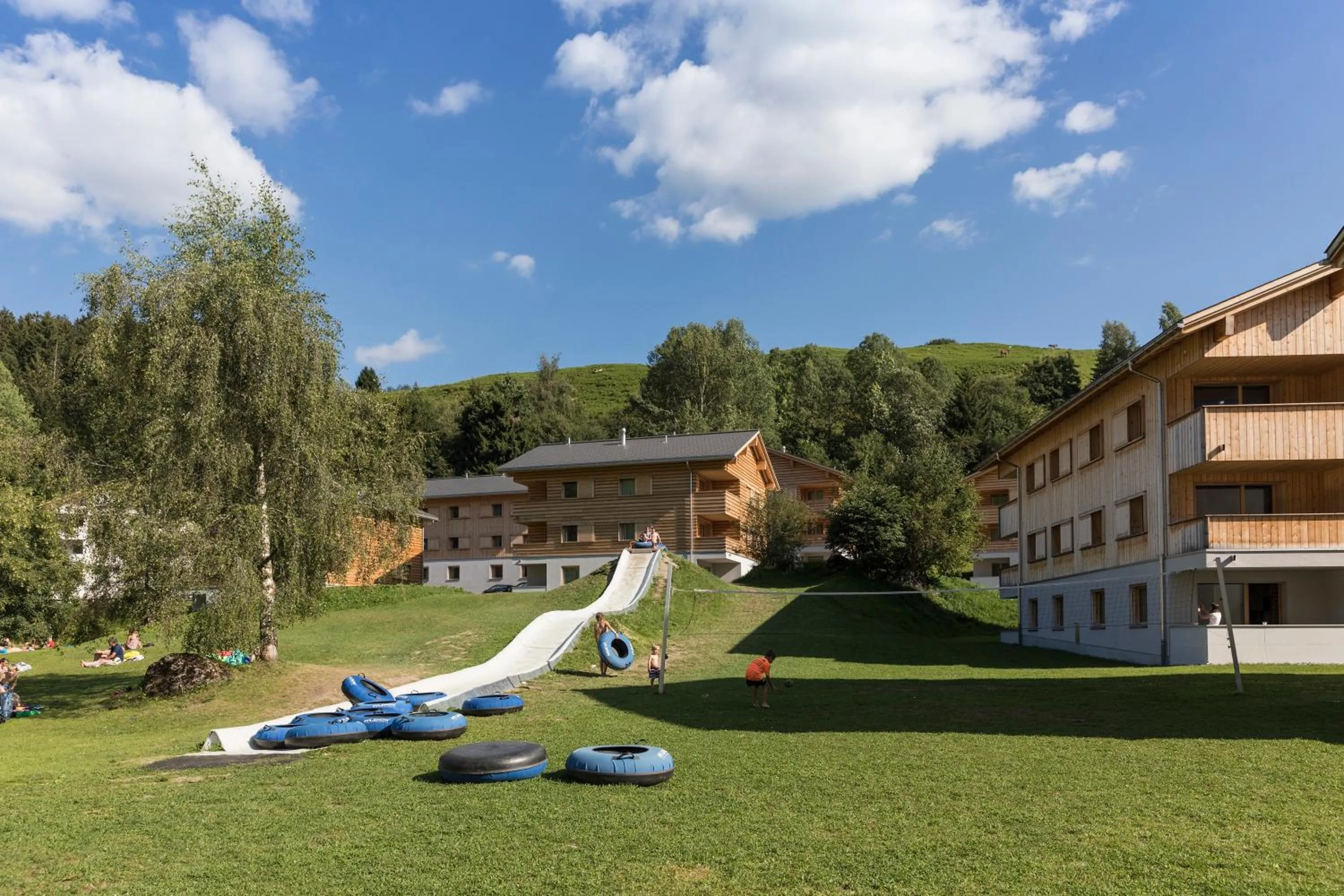 Children play ground in Pradas Resort Brigels