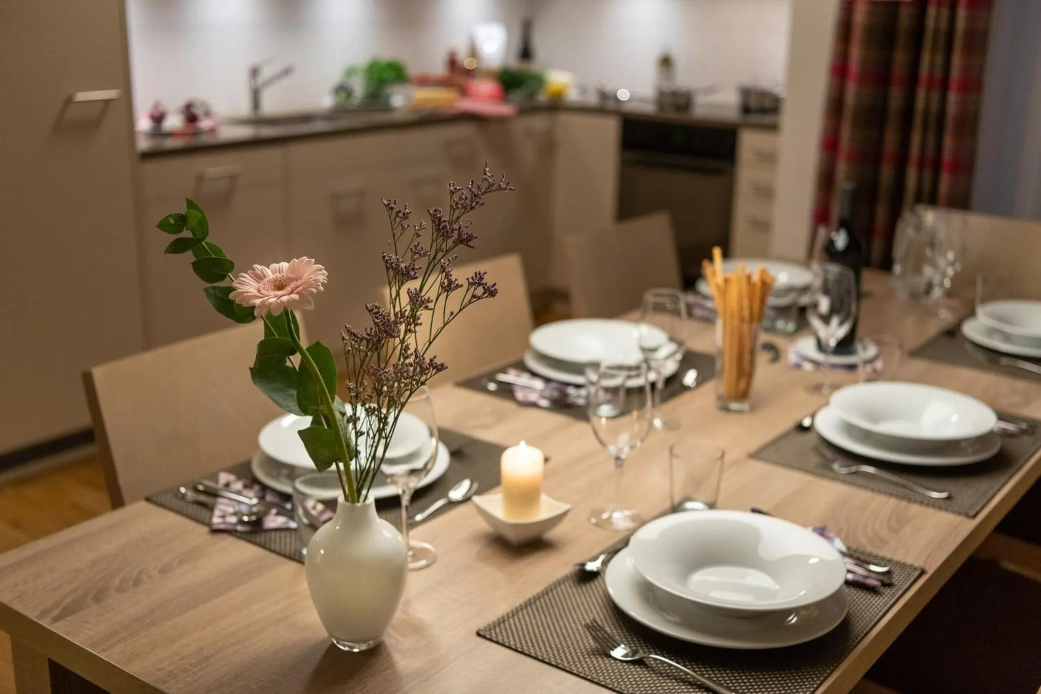 kitchen in Pradas Resort Brigels