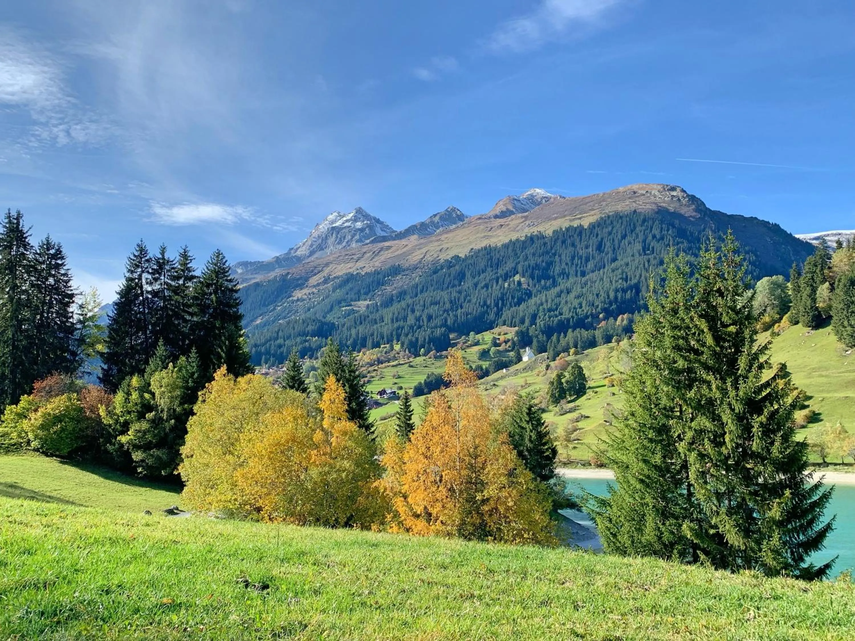 Natural landscape in Pradas Resort Brigels