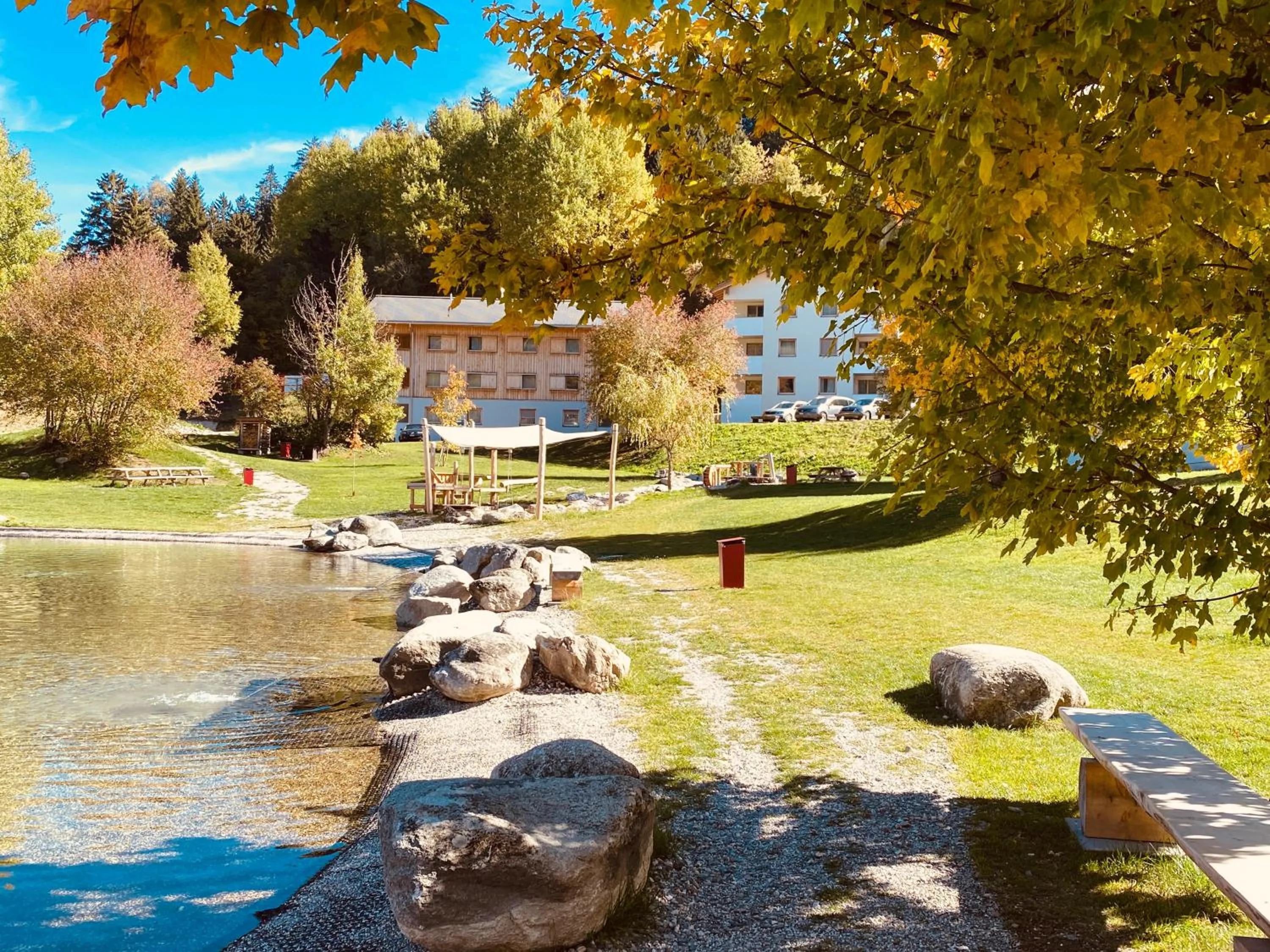 Garden in Pradas Resort Brigels