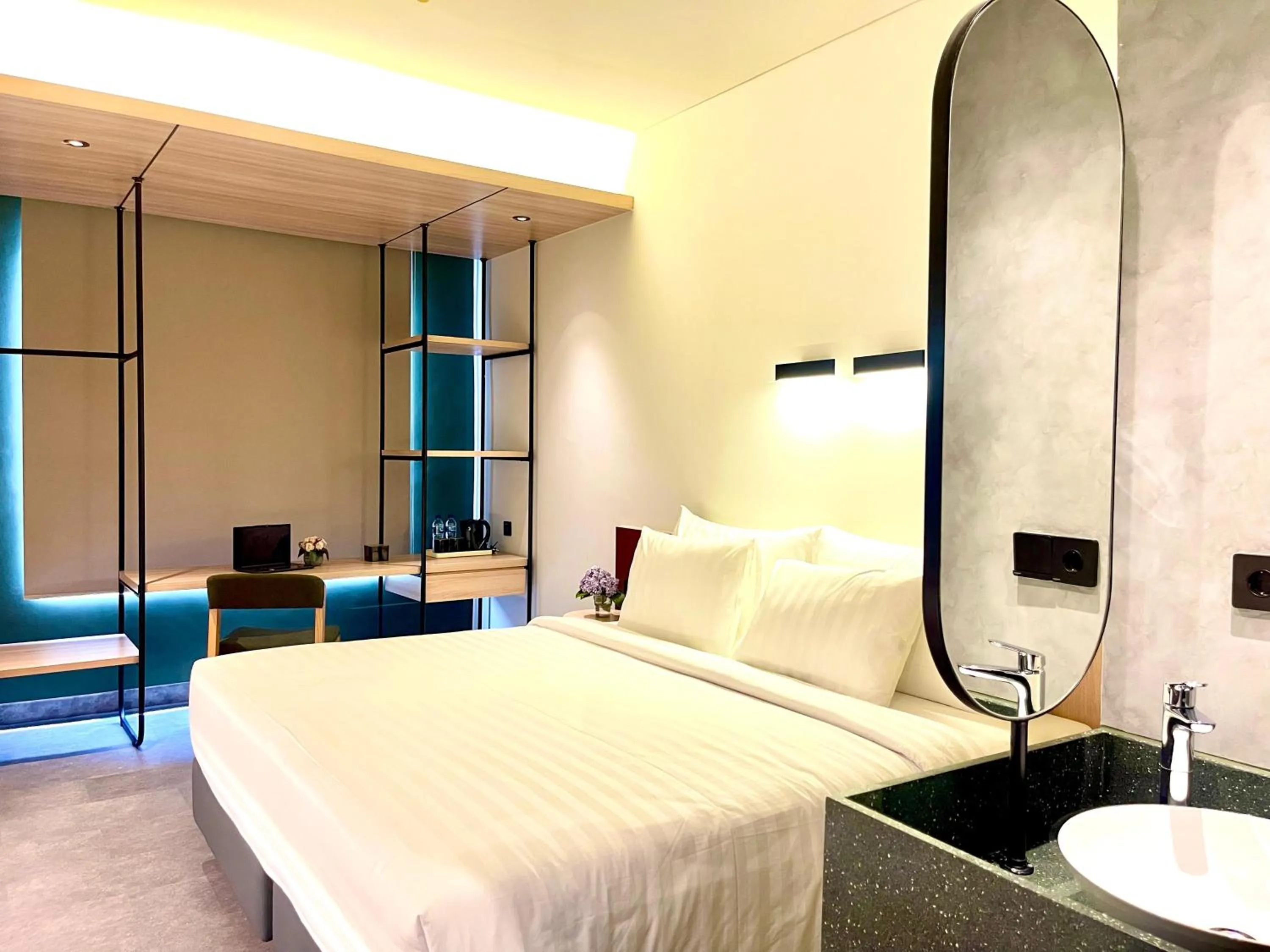 Bed in ATOOI Hotel Alam Sutera