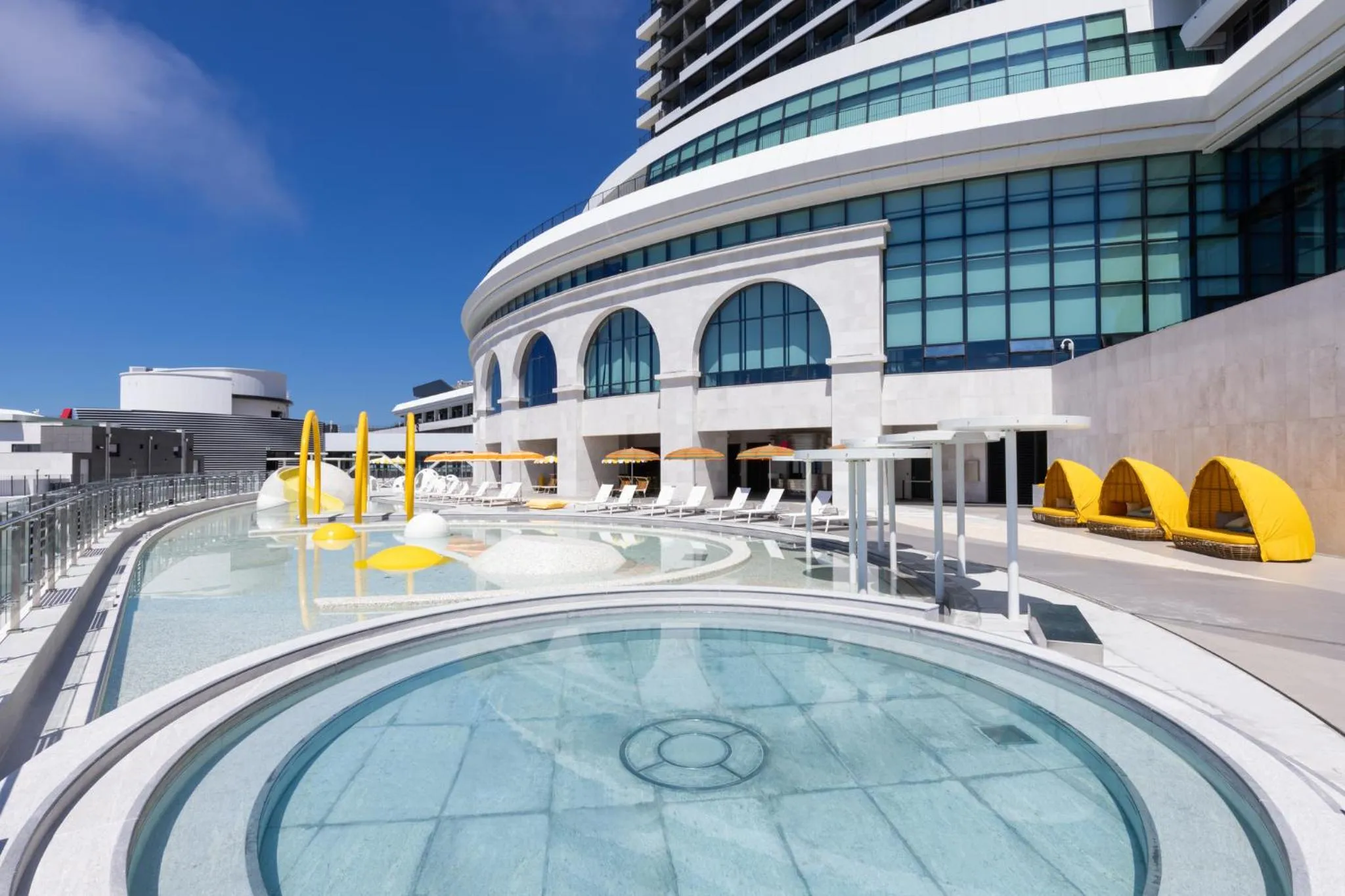 Swimming pool in Sol Beach Namhae