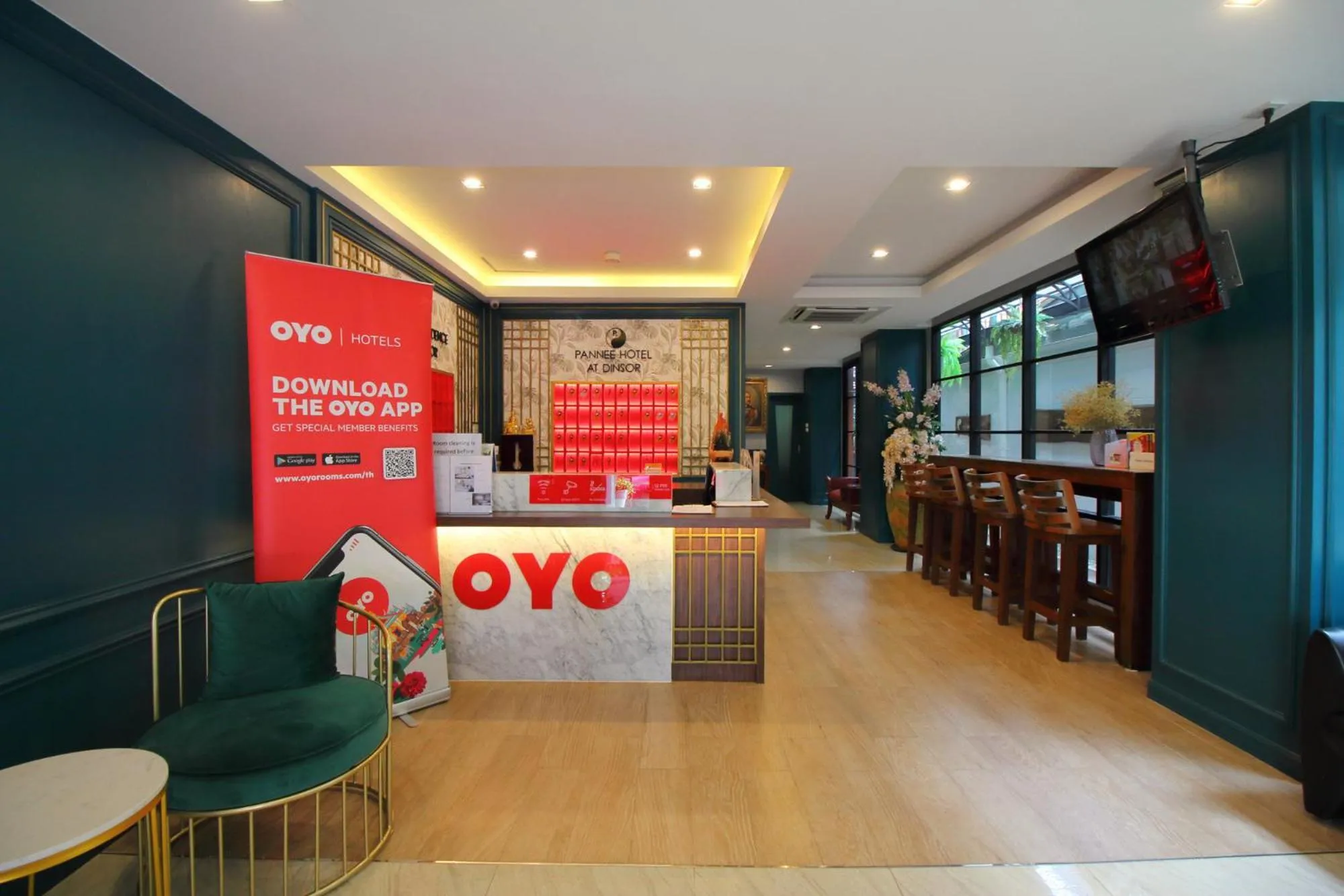 Lobby or reception in Super OYO 484 Pannee Residence Khaosan Sha Plus