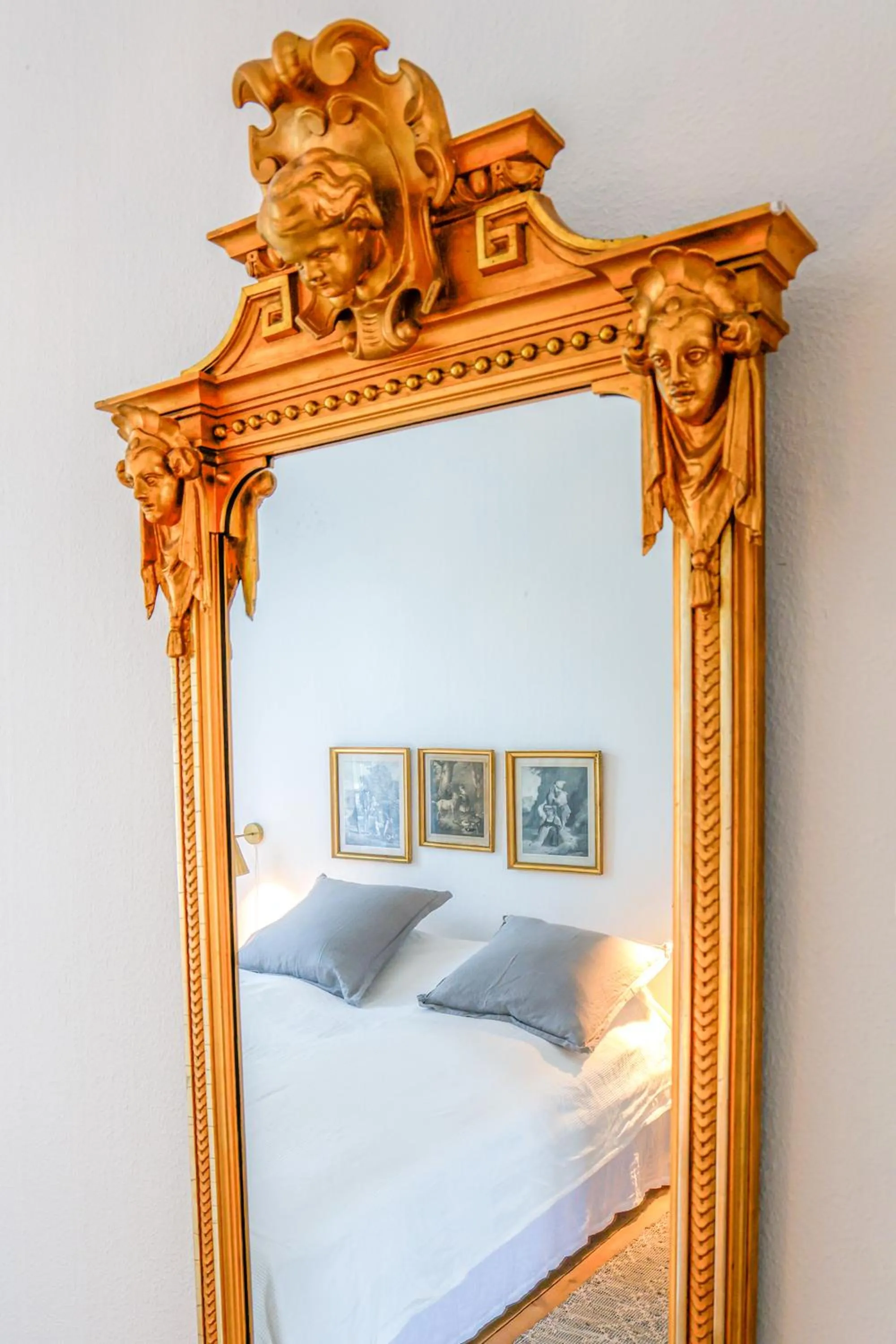 Bed in Lundsgaard Gods Badehotel