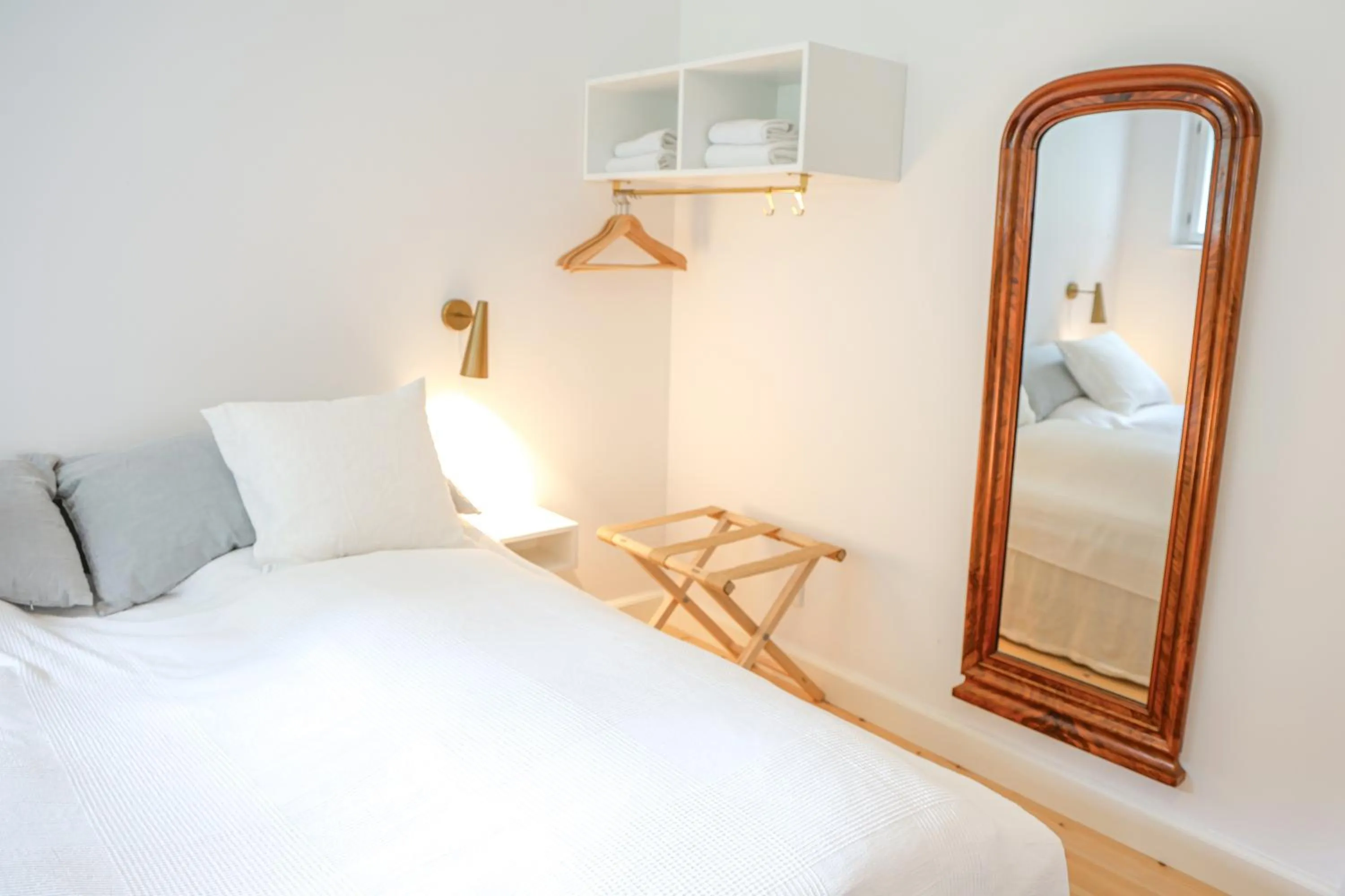 Bed in Lundsgaard Gods Badehotel