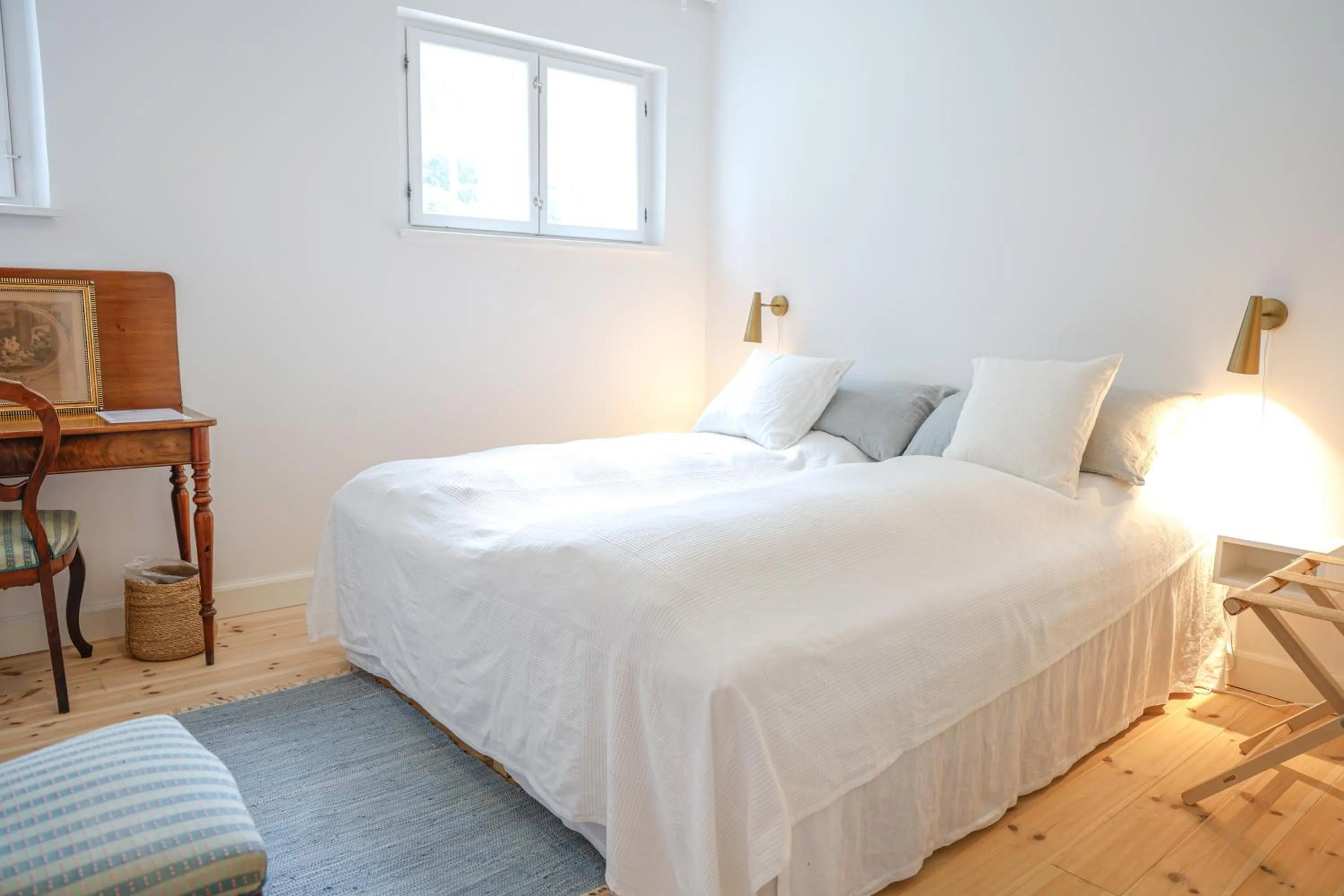 Bed in Lundsgaard Gods Badehotel