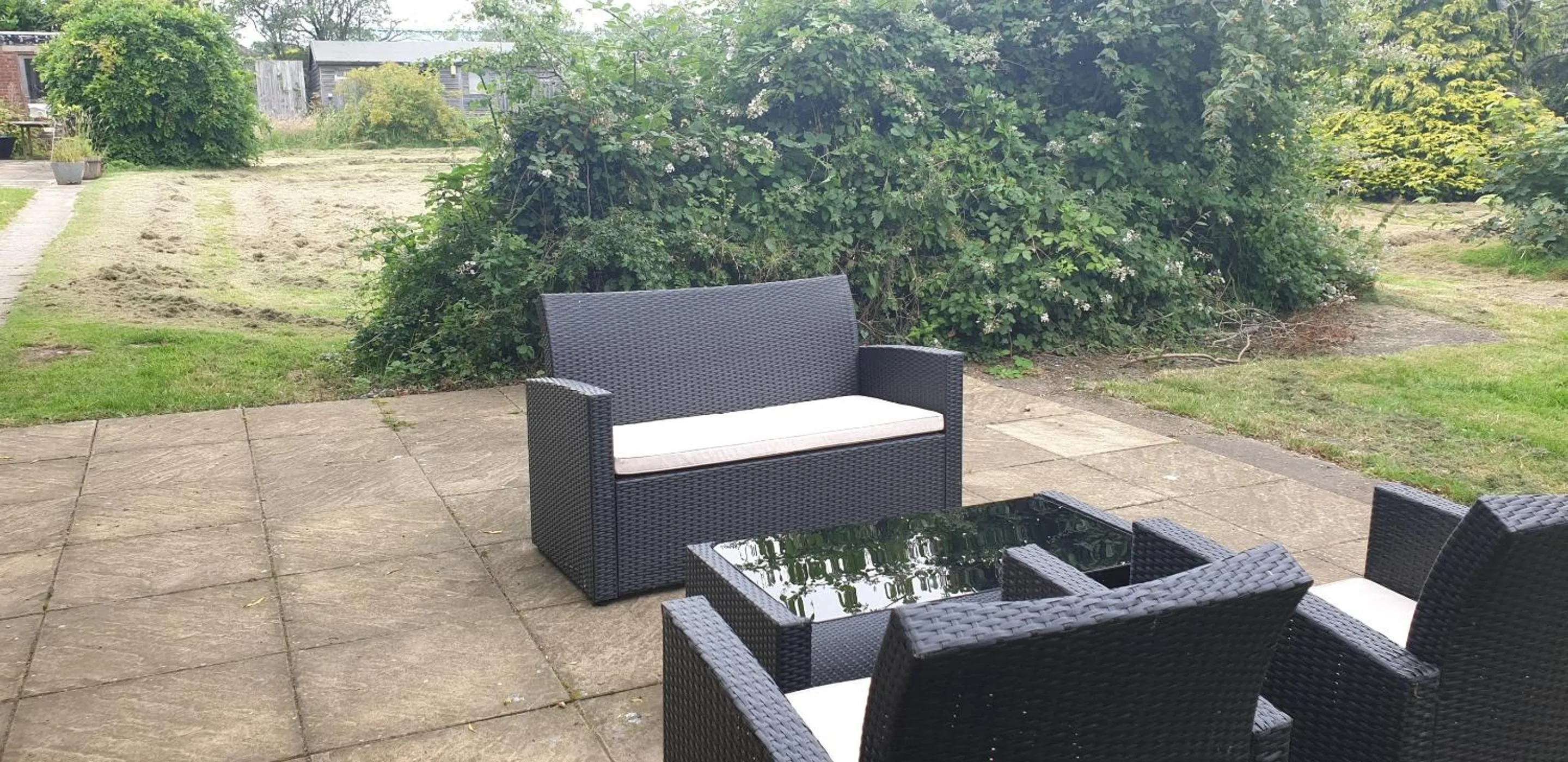 Patio in Beoley Lodge