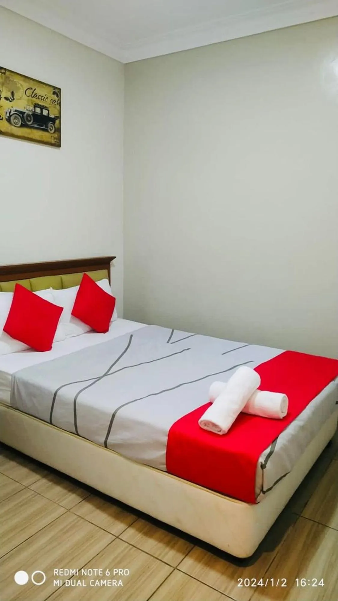 Bed in Hotel Casa Reo