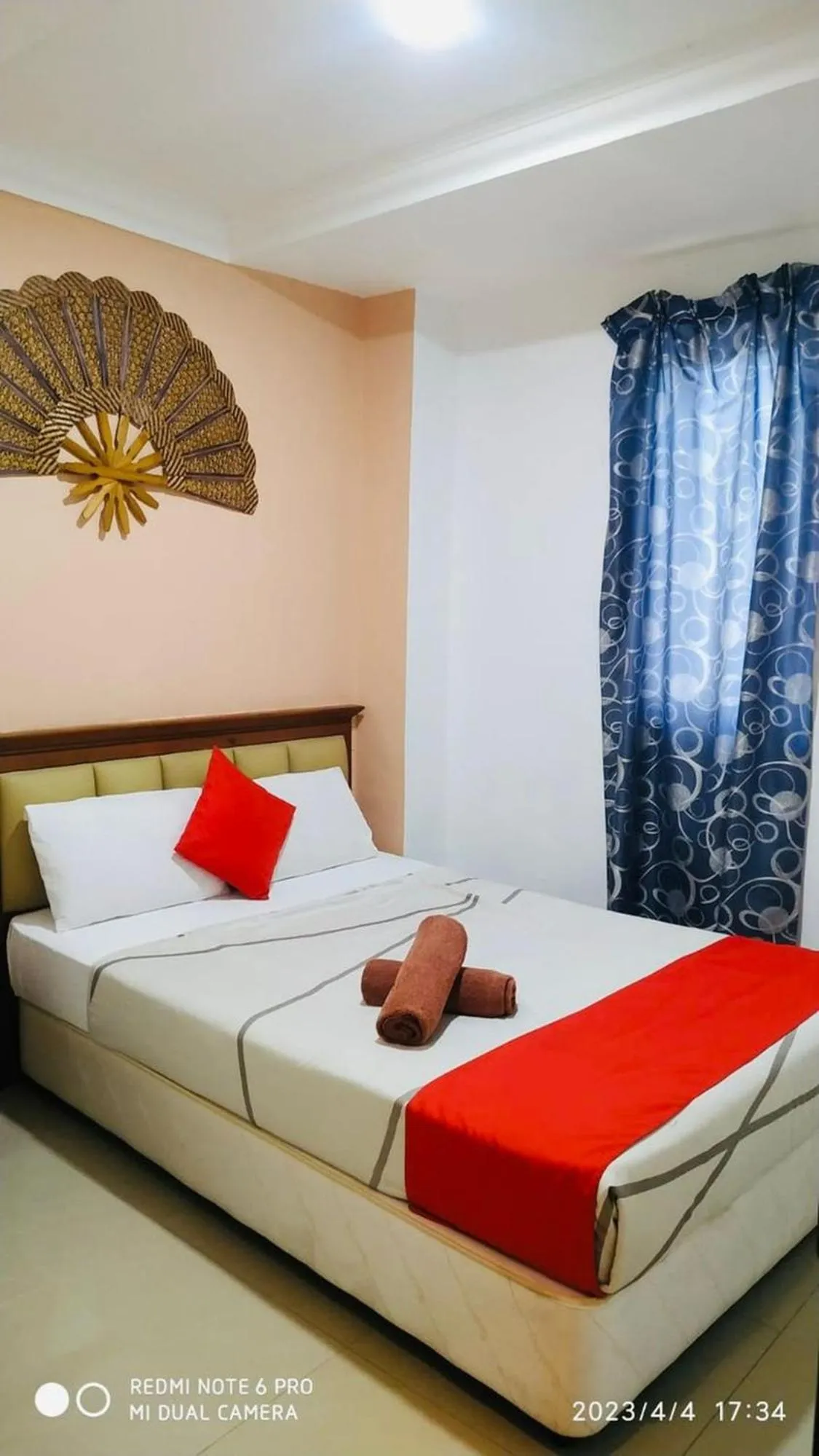 Bed in Hotel Casa Reo