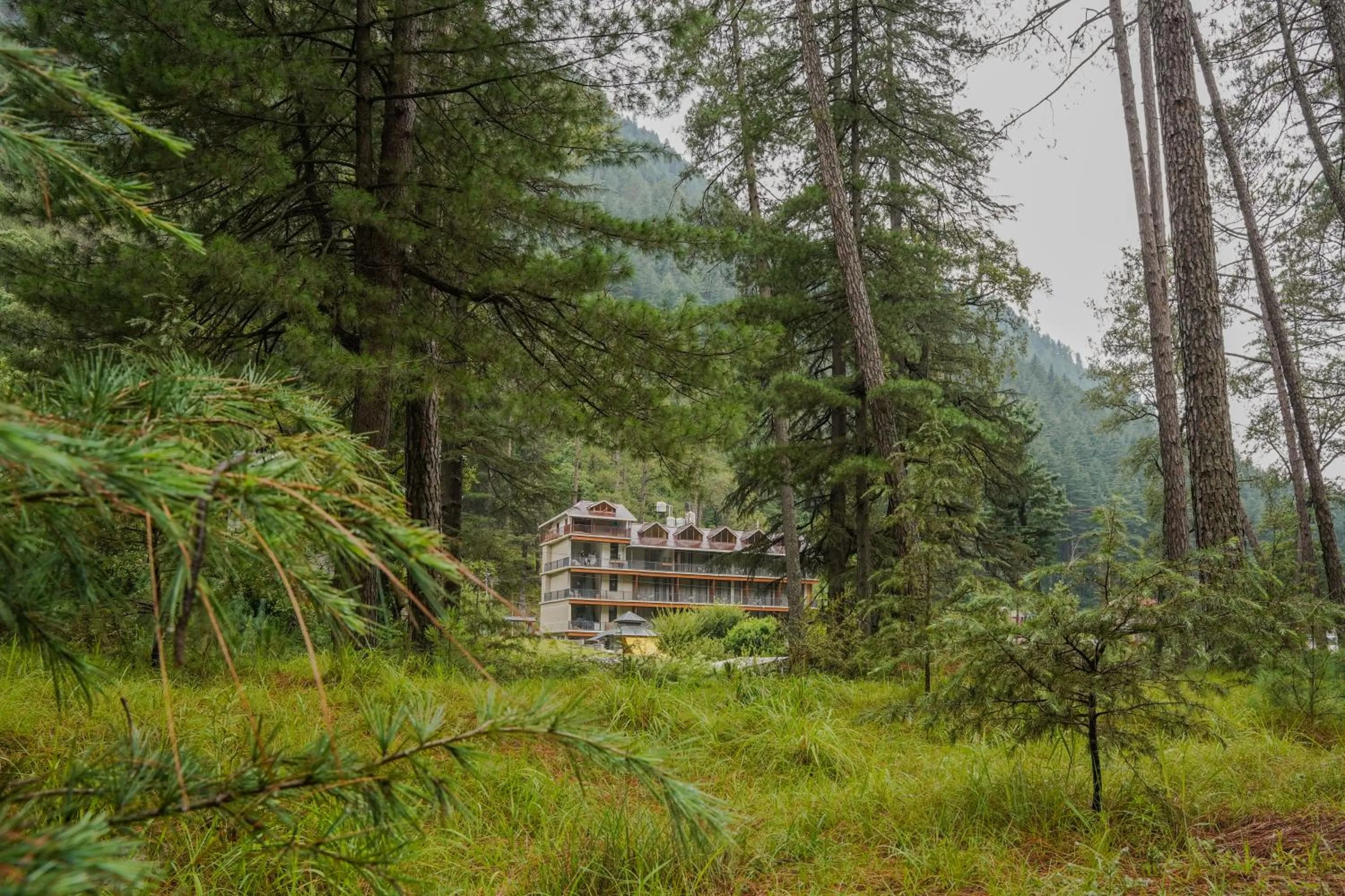 Property building in North Deodar Resort, Kasol