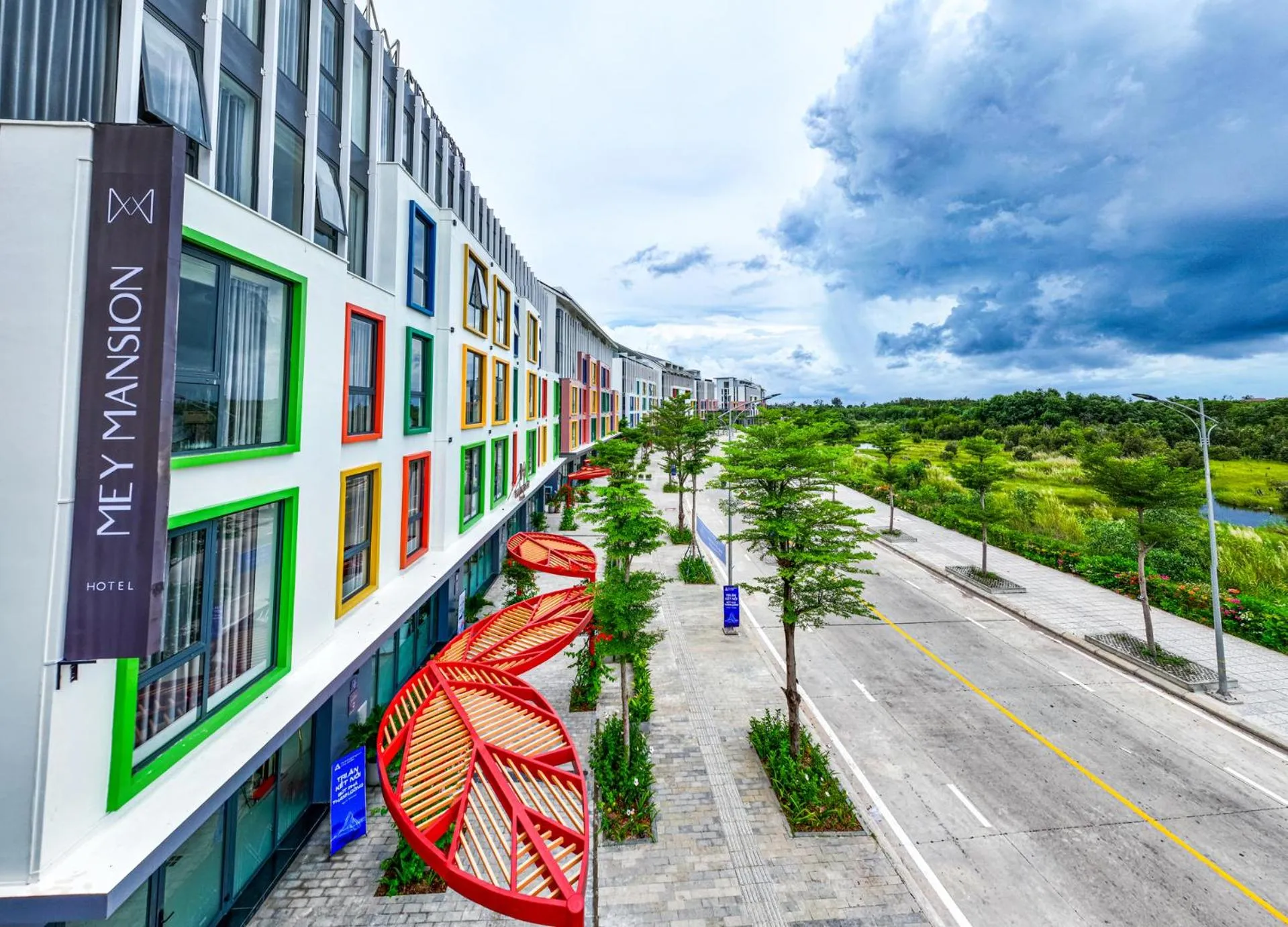 Street view in Mey Mansion Hotel Phu Quoc