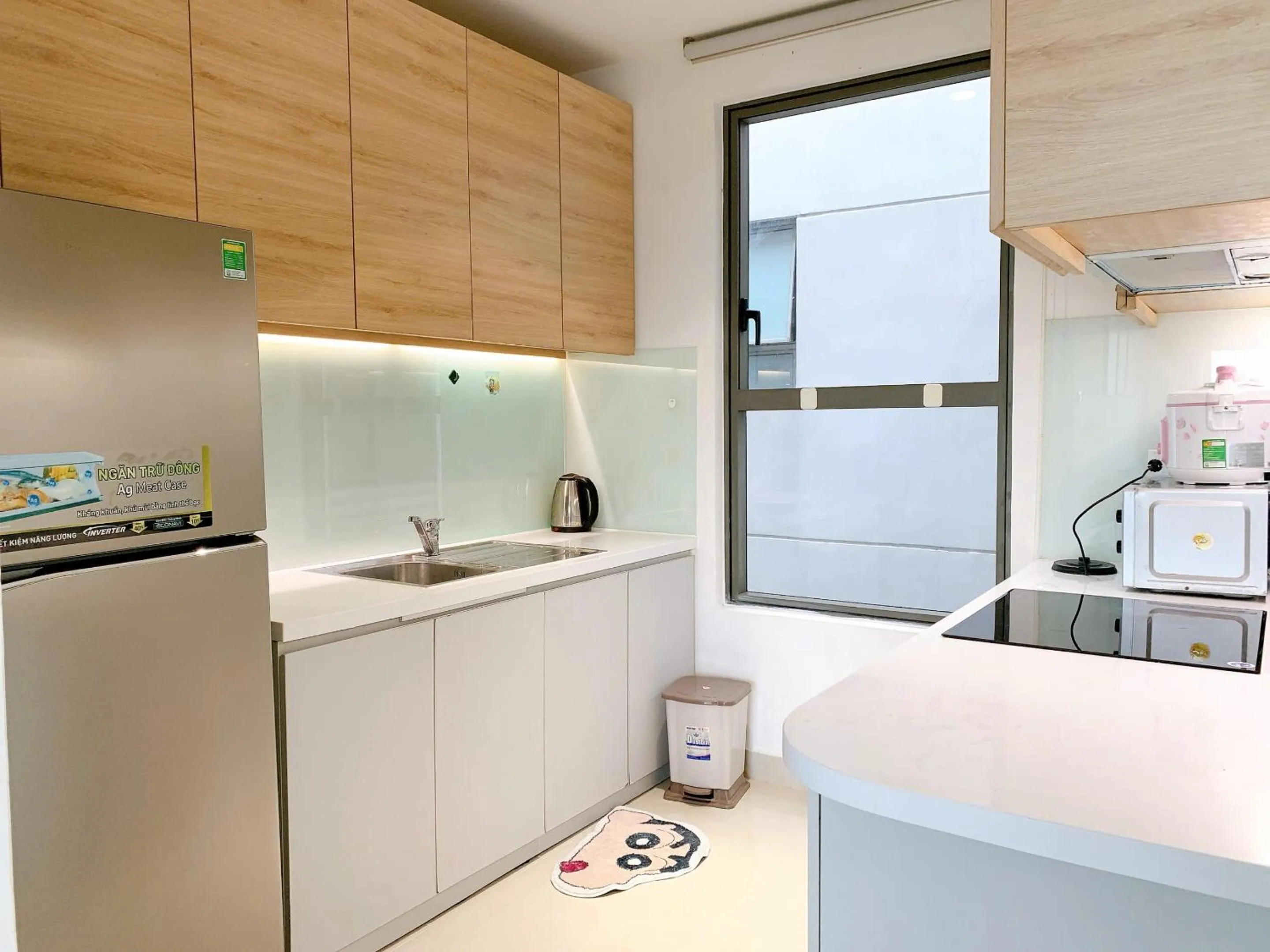 Kitchen or kitchenette in The Sun Avenue Serviced Apartment