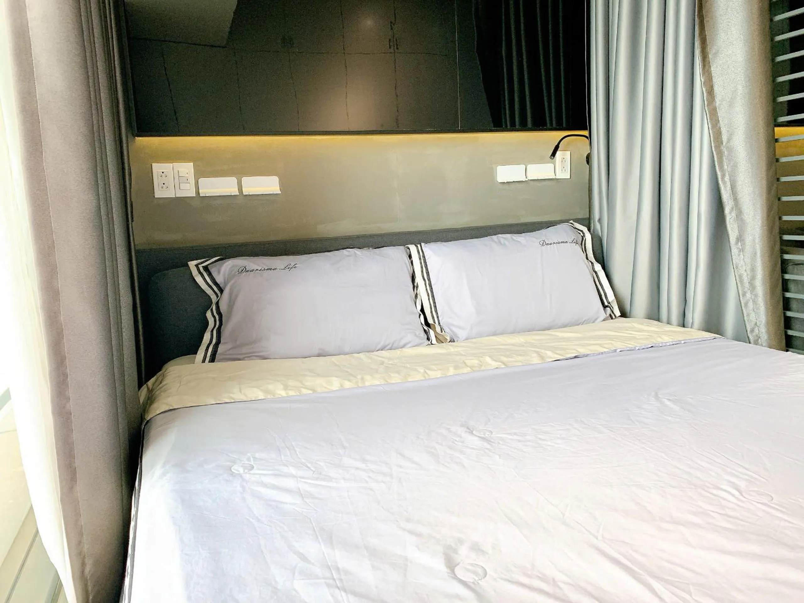 Bed in The Sun Avenue Serviced Apartment