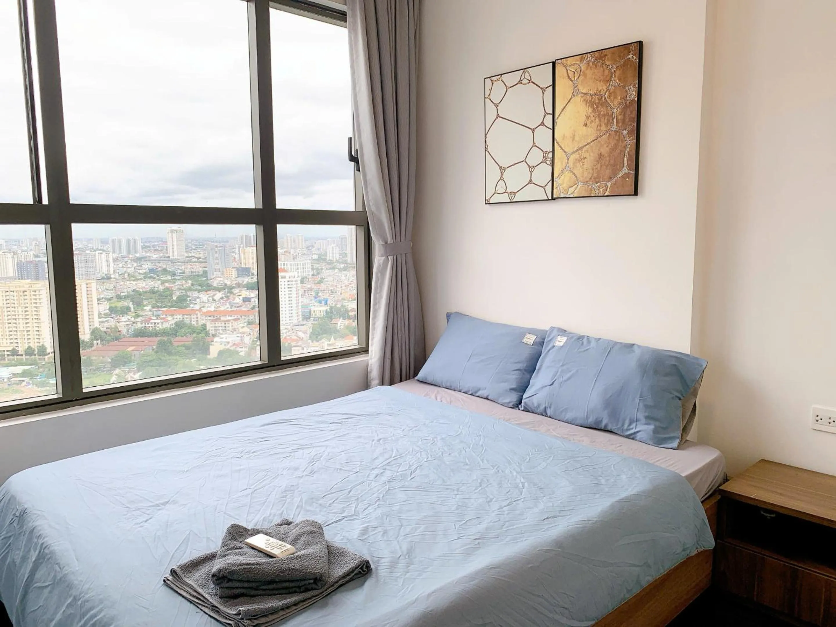 Bed in The Sun Avenue Serviced Apartment