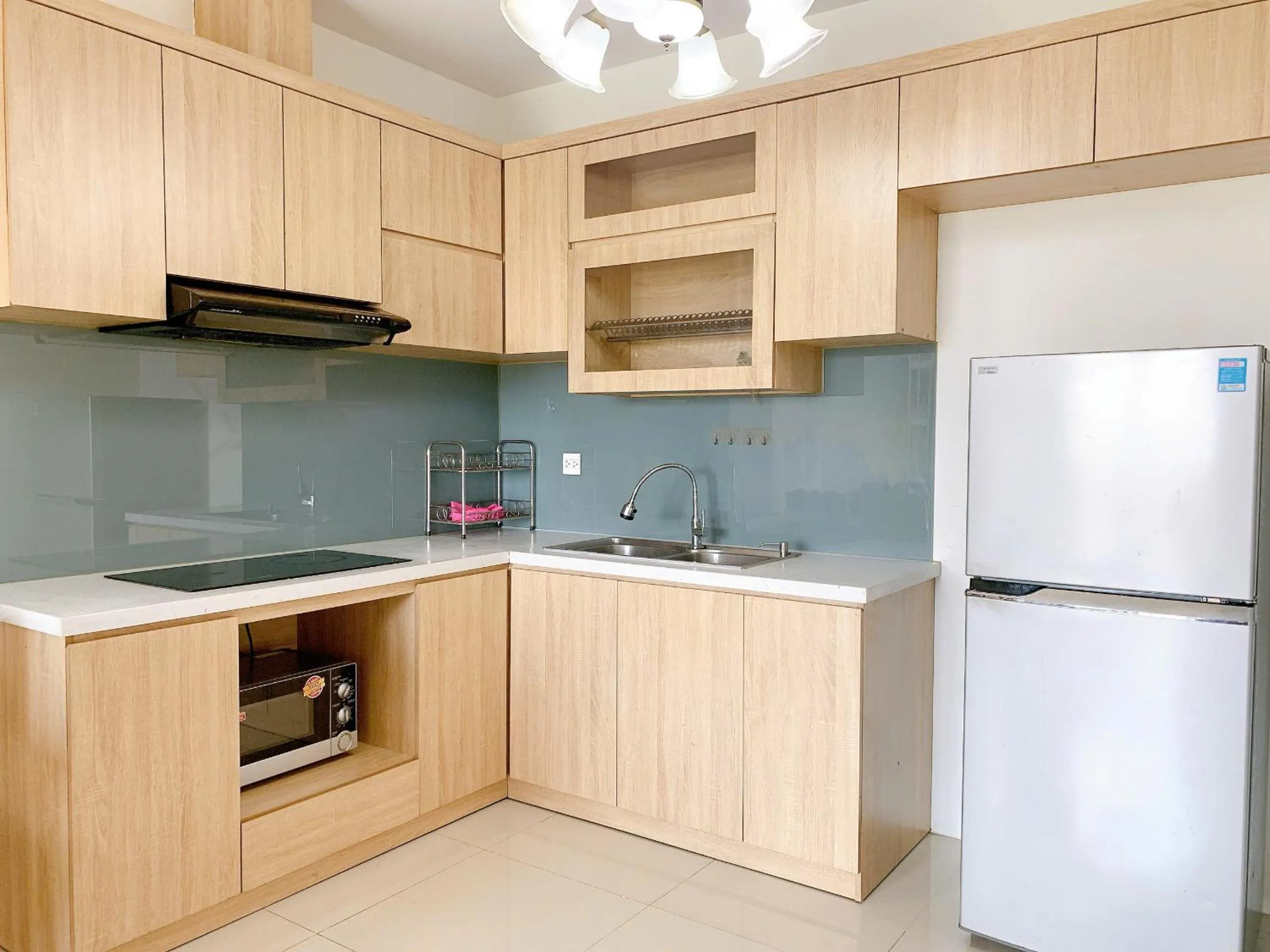 Kitchen or kitchenette in The Sun Avenue Serviced Apartment